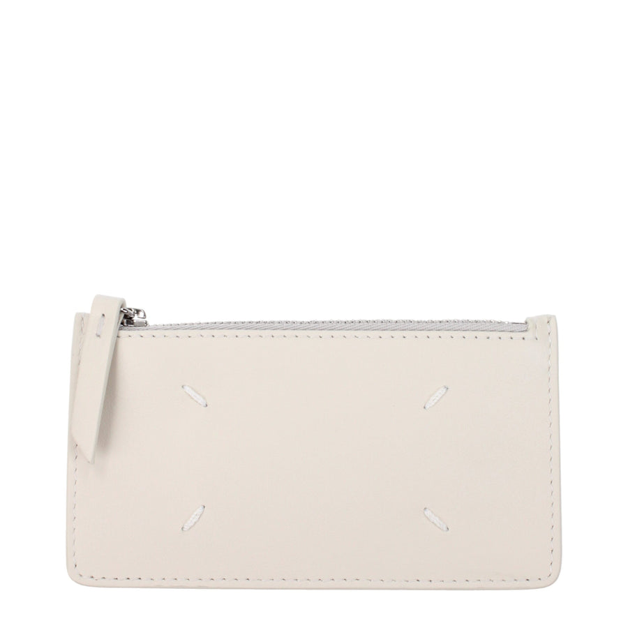 Maison Margiela card case in beige