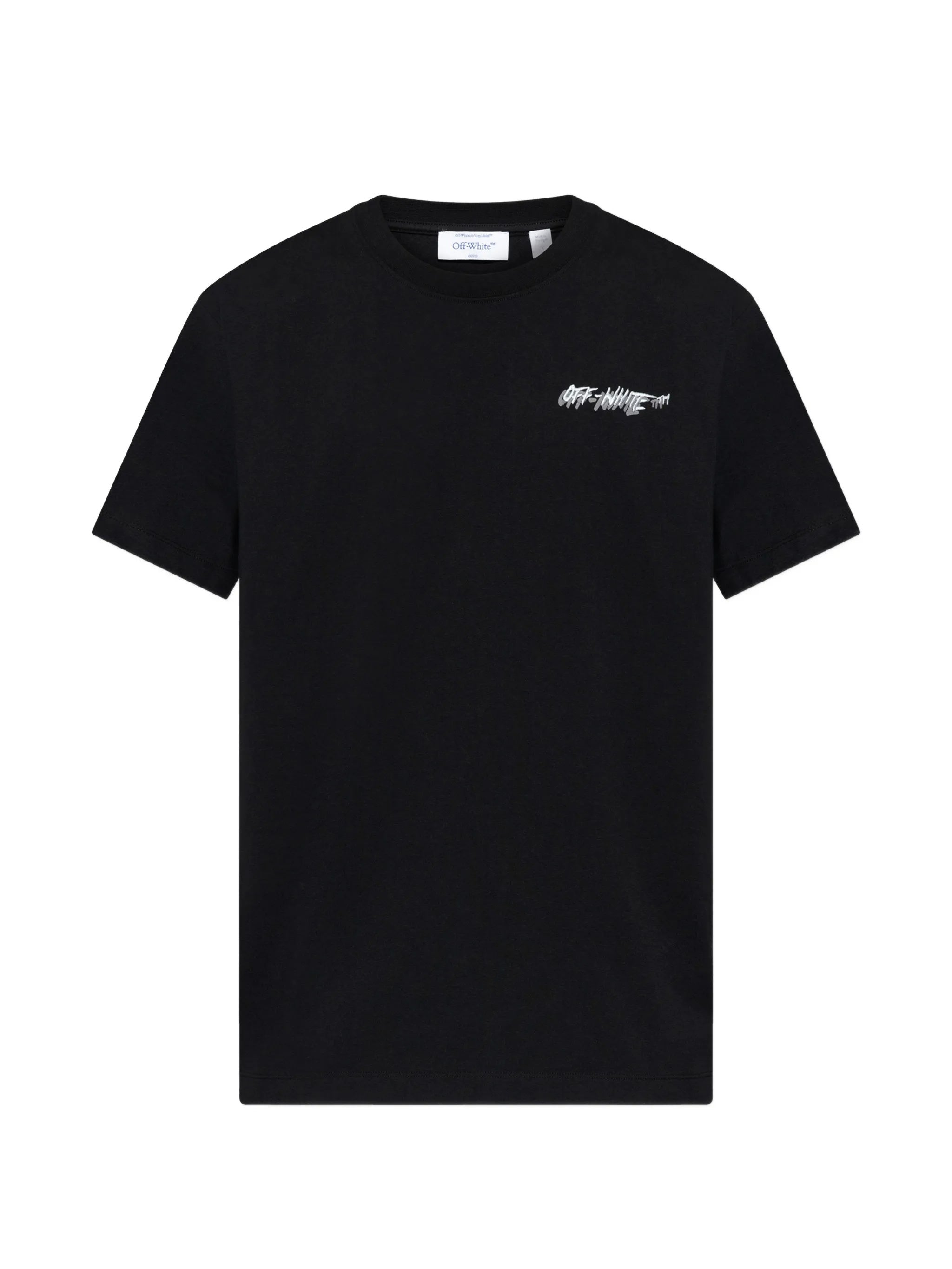 Off Logo S-s Slim Tee Black T-shirt