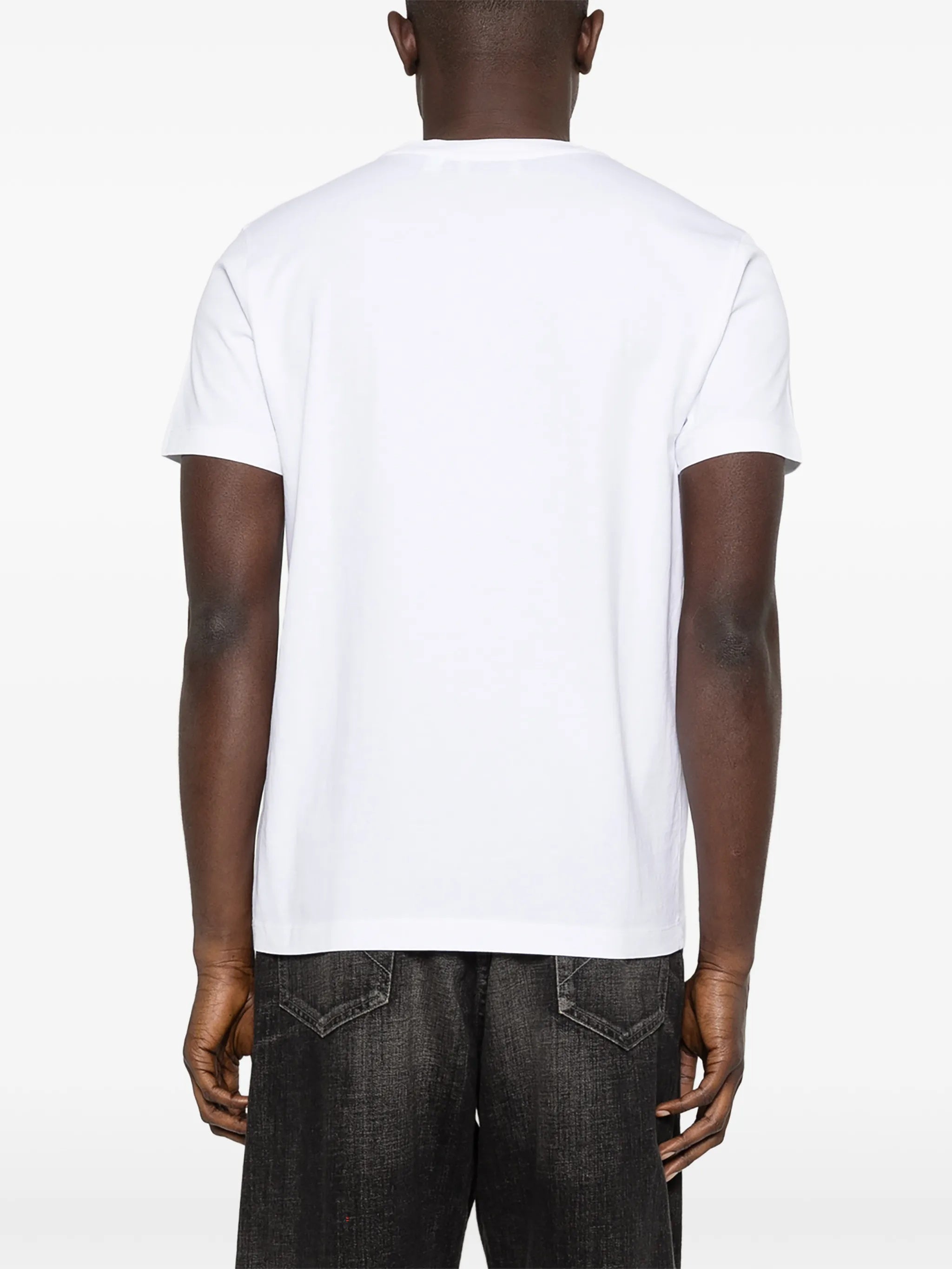 Off Logo S-s Slim Tee White T-shirt