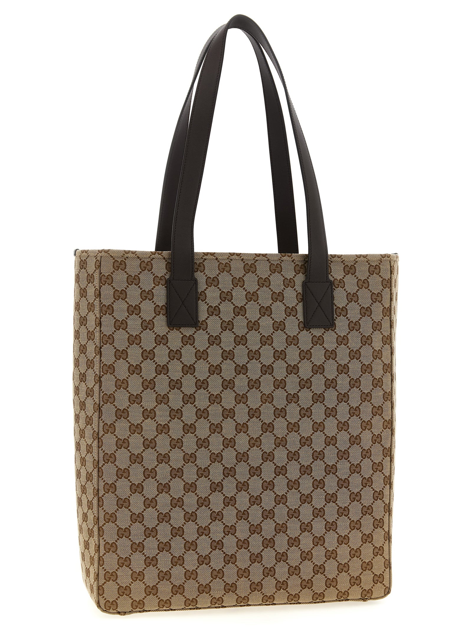 GG shoulder bag Brown Polyester Cotton Polyamide