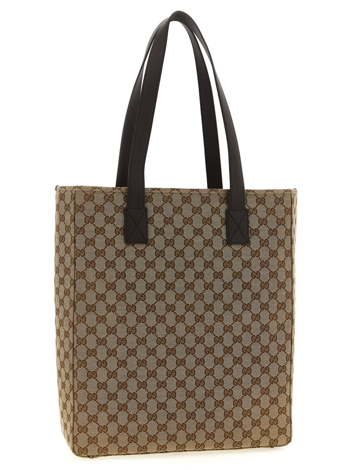 GG shoulder bag Brown Polyester Cotton Polyamide