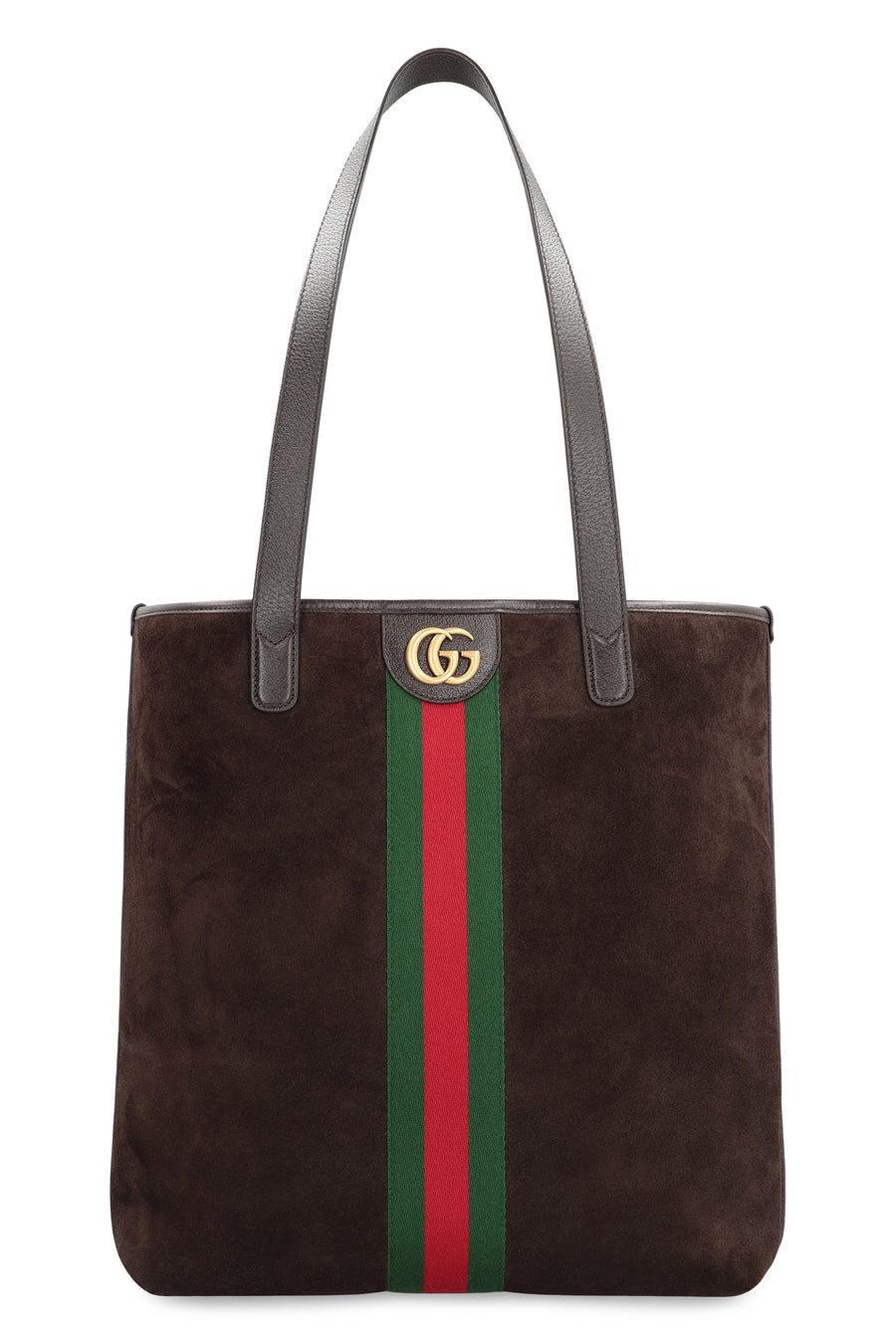 Shopping Bag Ophidia Brown Calf Leather Tote