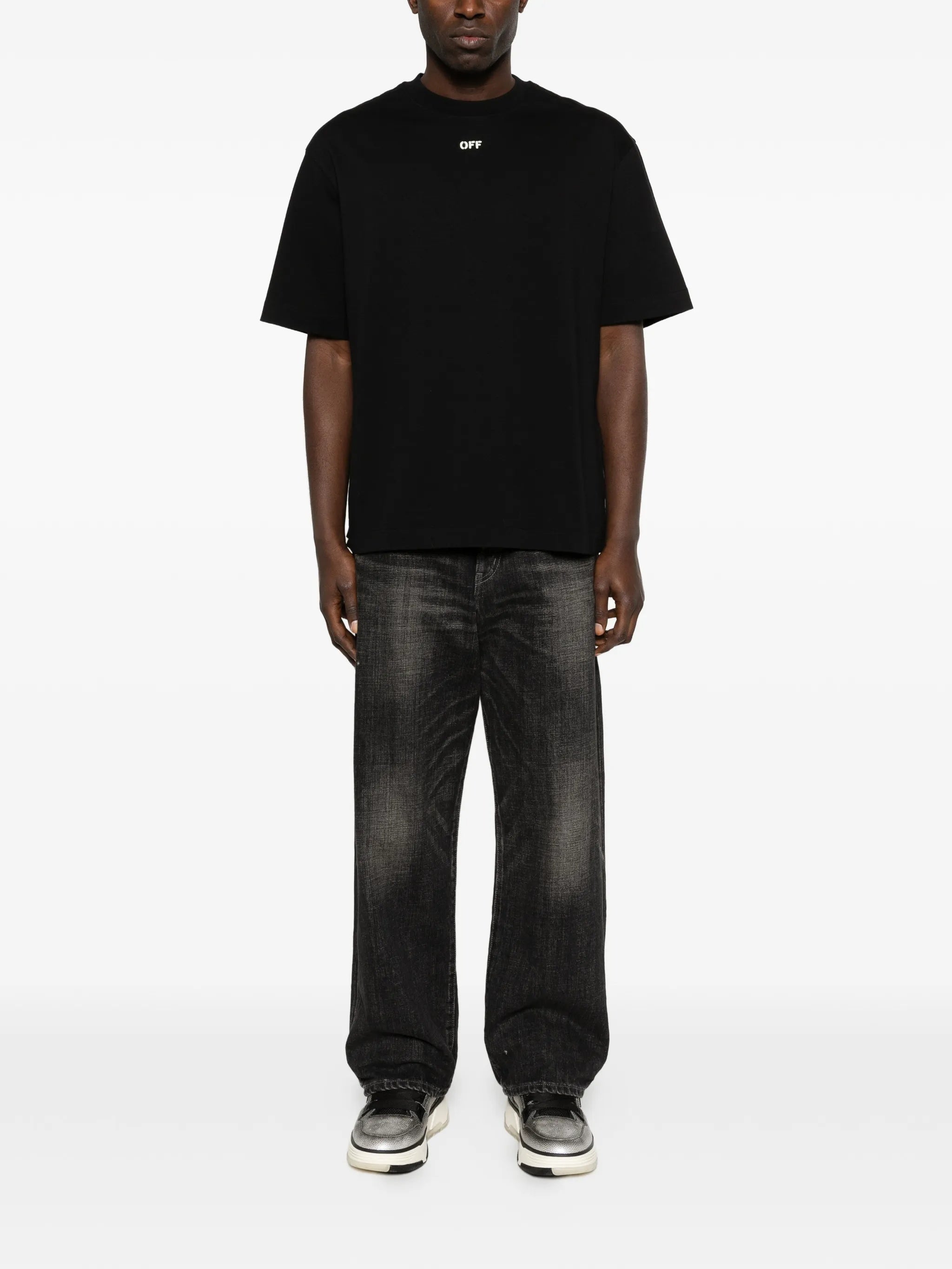 New Off Stamp Skate S-S Tee Black T-shirt