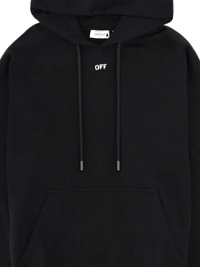 3d Arrow Spray Skate Hoodie Black Felpa