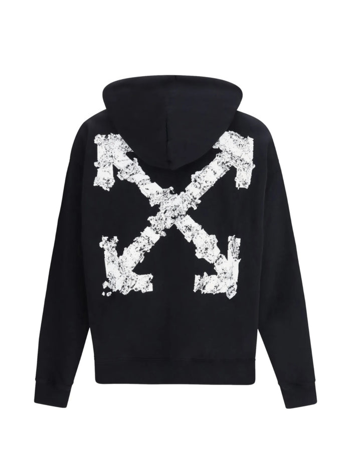 Heraldic Treshold Arrows Black Felpa