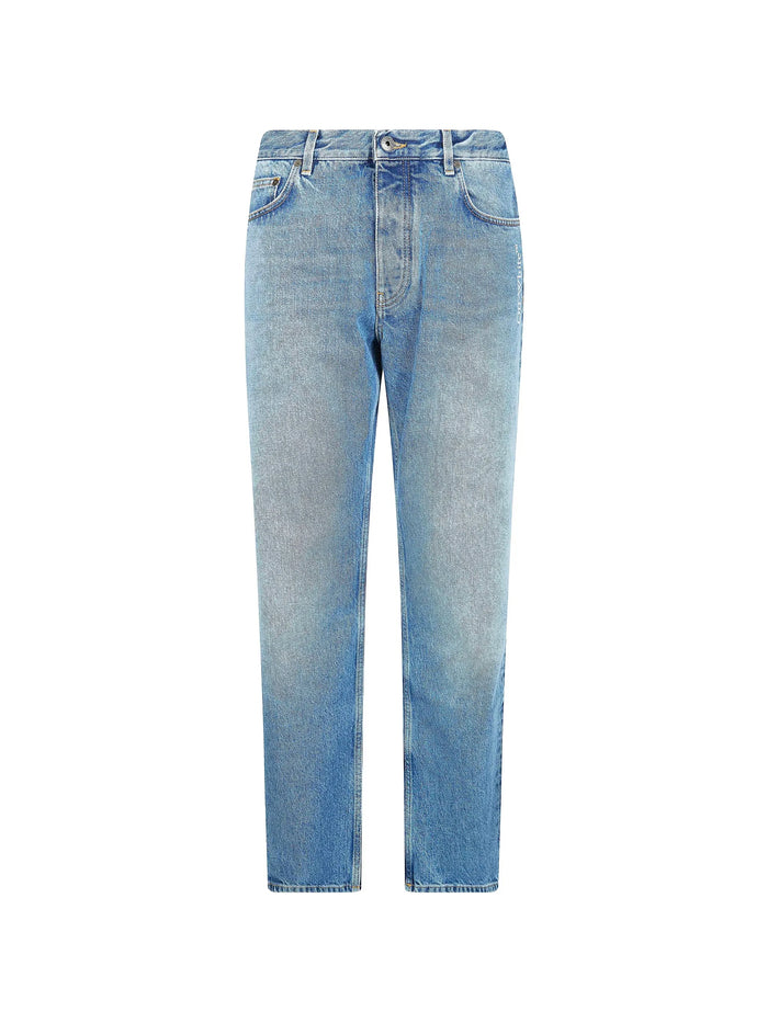 Half Arrow Slim Relaxed Jeans Blue