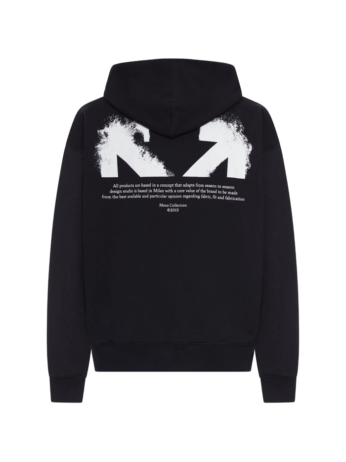 Half Arrows Skate Hoodie Black Felpa