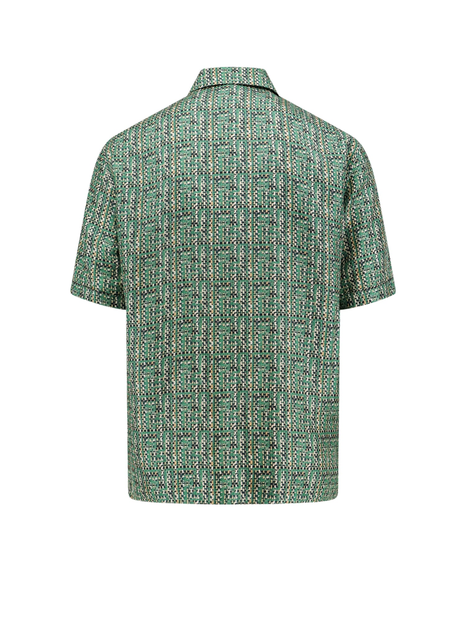 Fendi Shirts Green Seta
