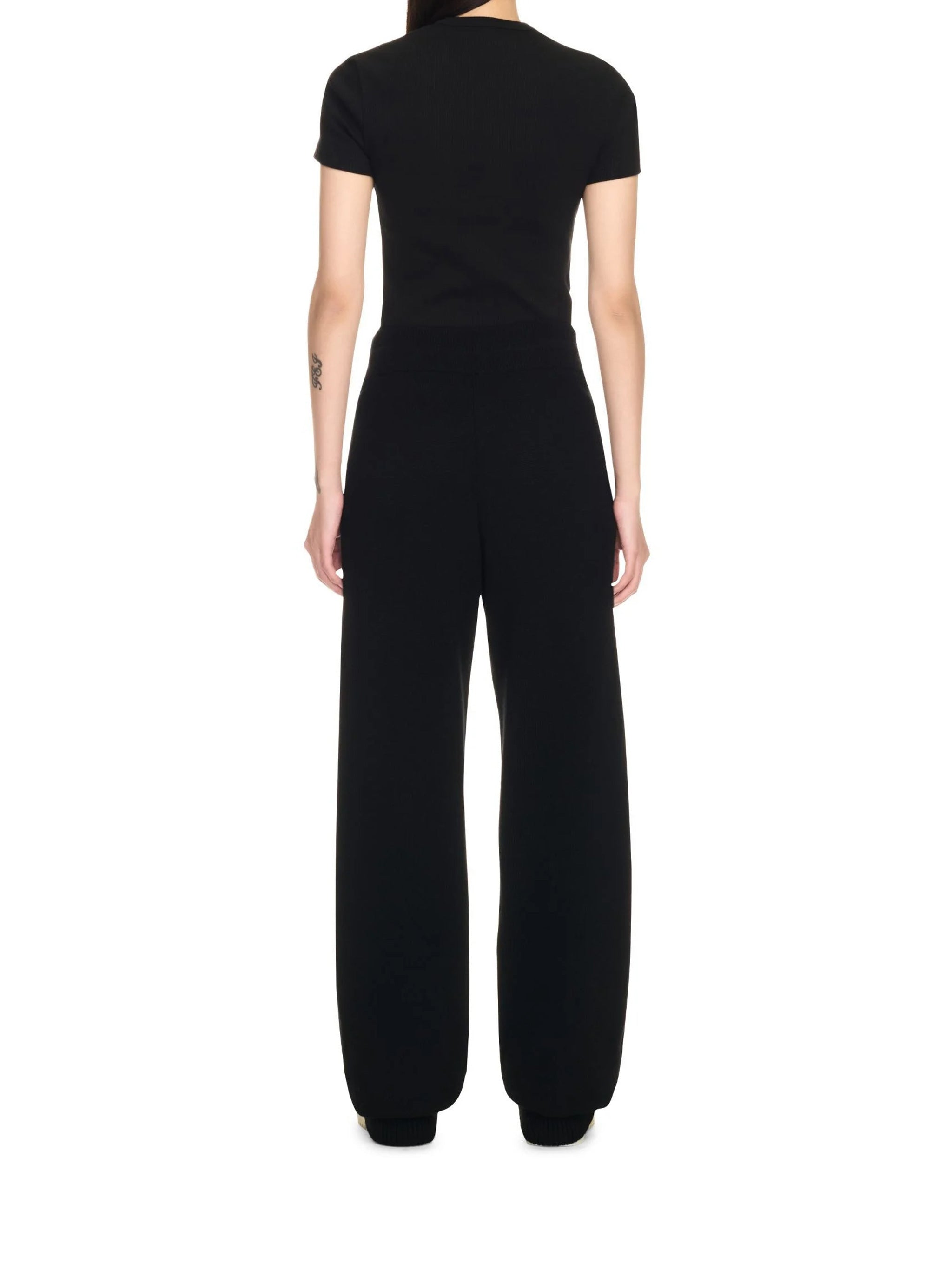 Off Stamp Rib Basic Tee Black Co-ea T-shirt