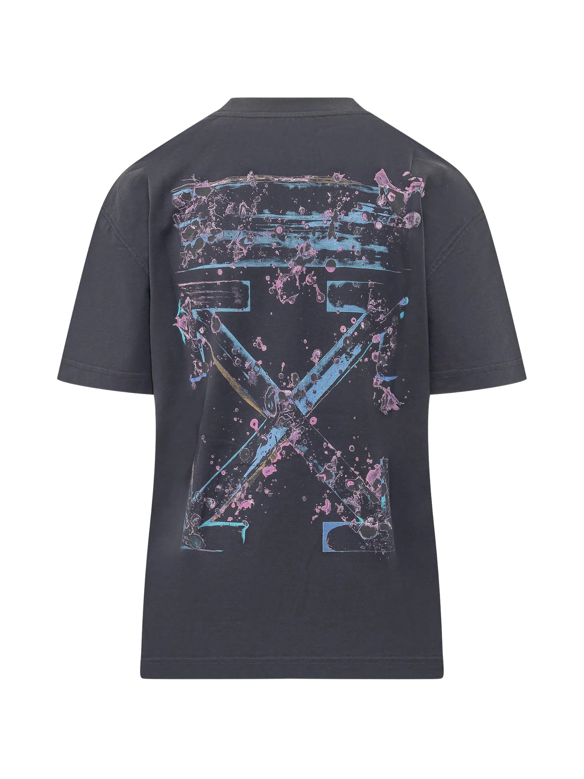 Driped Watercol Arrow Reg Tee Blue T-shirt