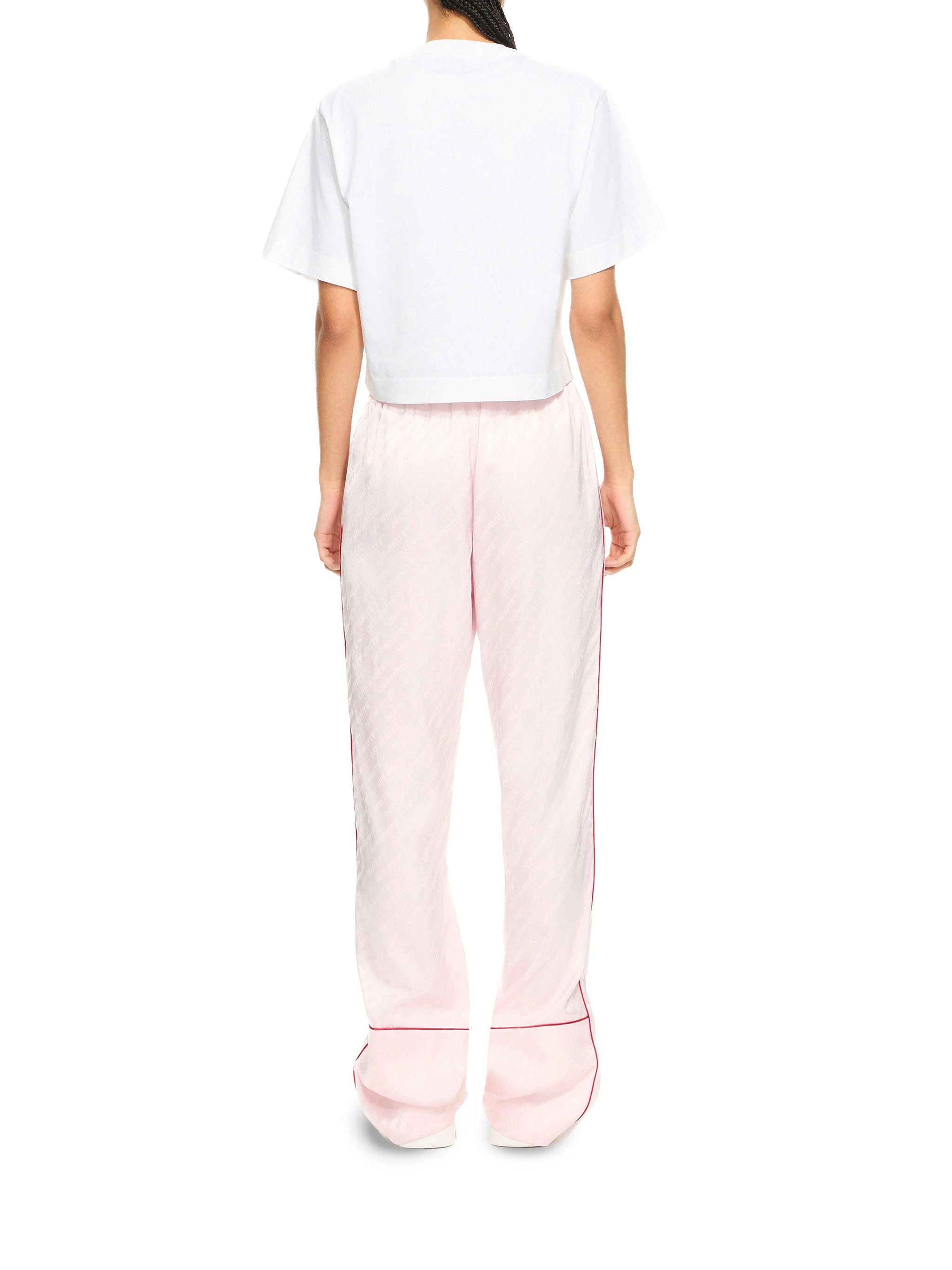 Bookish Glowing Flower Crop T White T-shirt