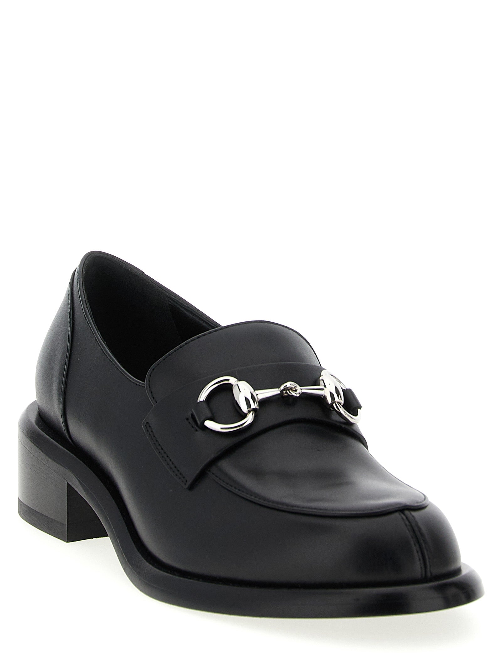 Morsetto loafers Black Calfskin Leather (bos Taurus)