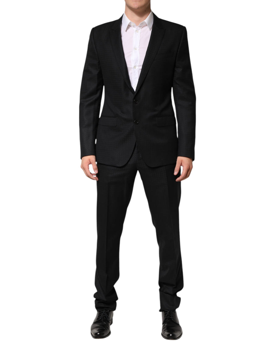 Dolce & Gabbana 75% Virgin Wool suit in black