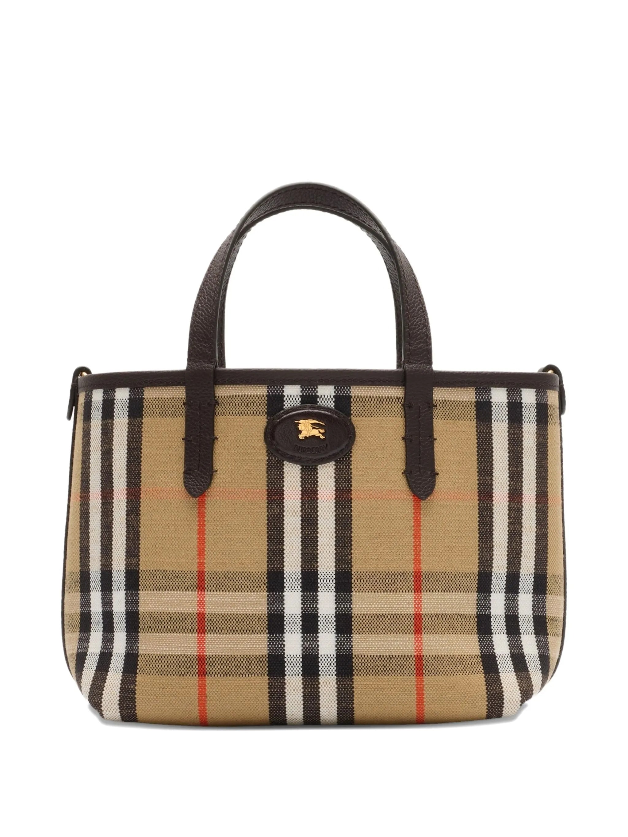 Mn Reversible Tote Brown Borsa