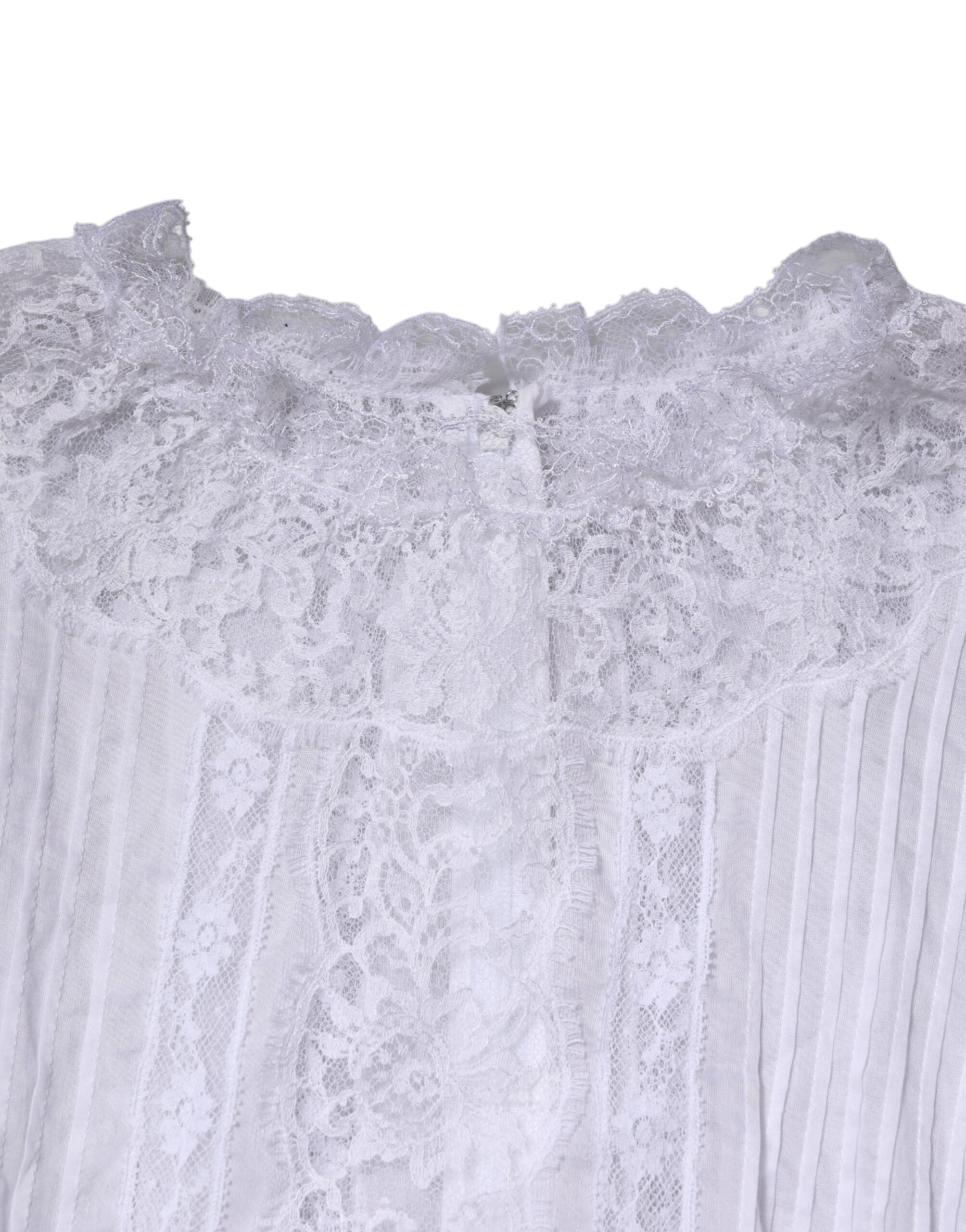 Dolce & Gabbana 78% Cotton blouse in white — view 6