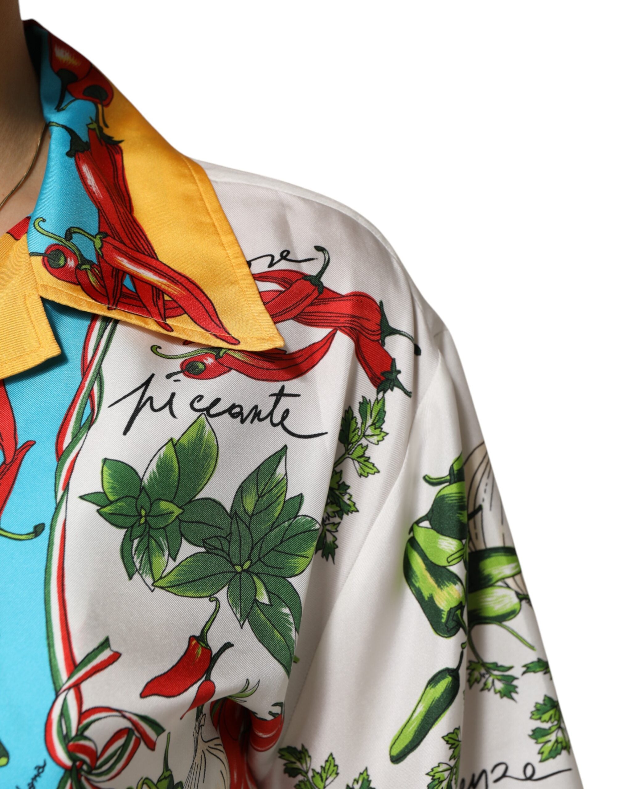 Dolce & Gabbana 100% Silk blouse in multicolor — view 5