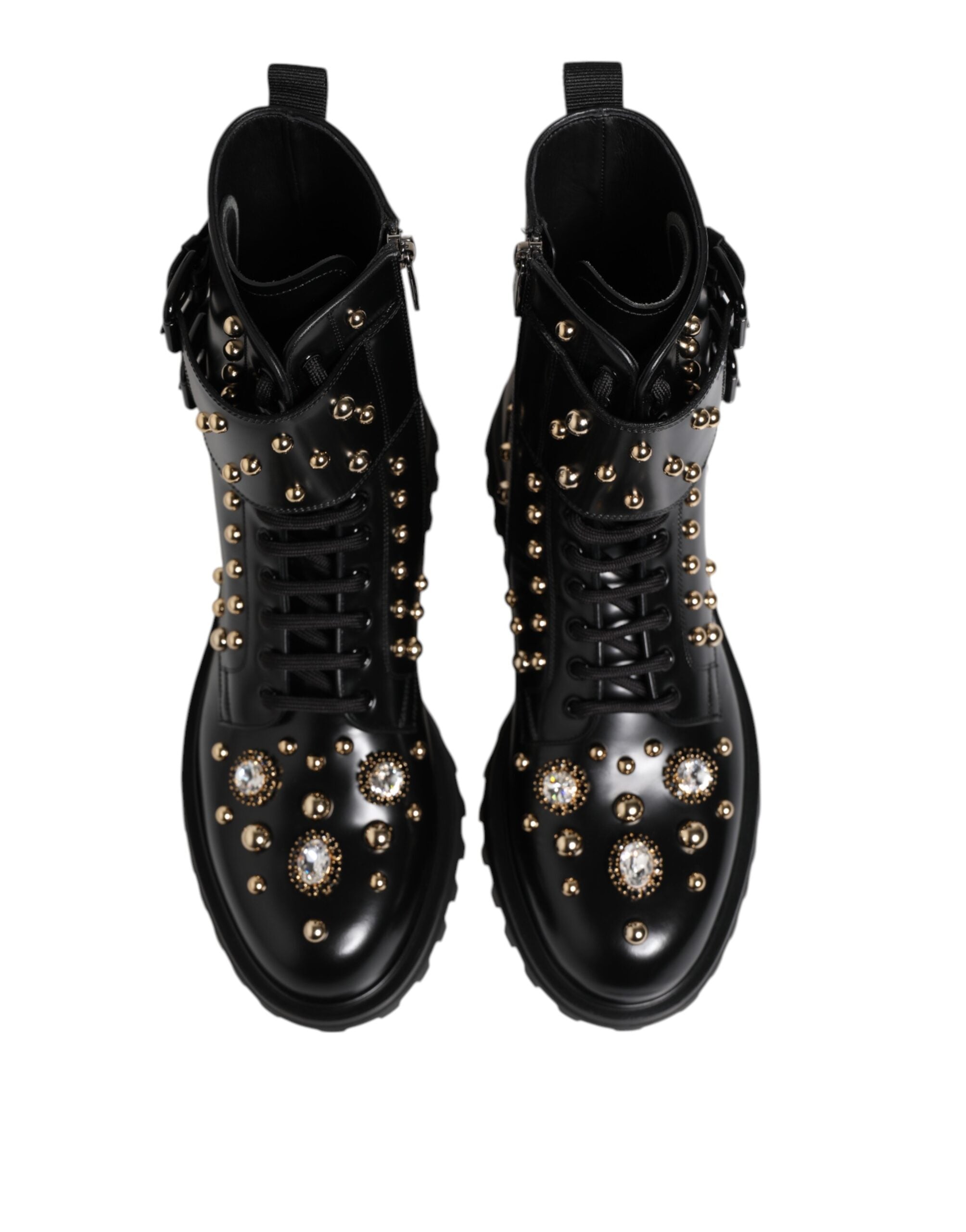 Dolce & Gabbana 100% Calfskin Leather boots in black — view 2