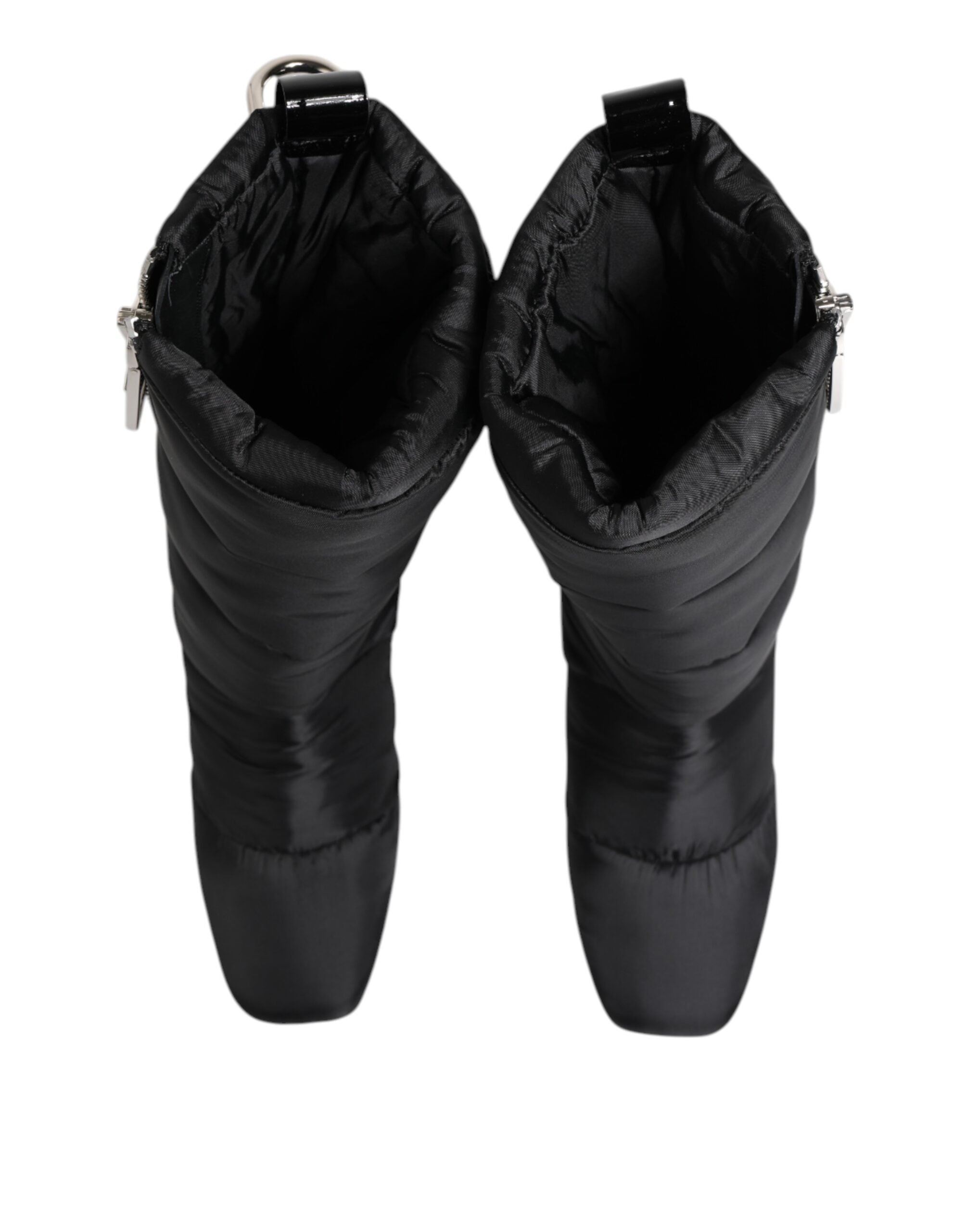 Dolce & Gabbana 70% Polyester boot in black — view 2