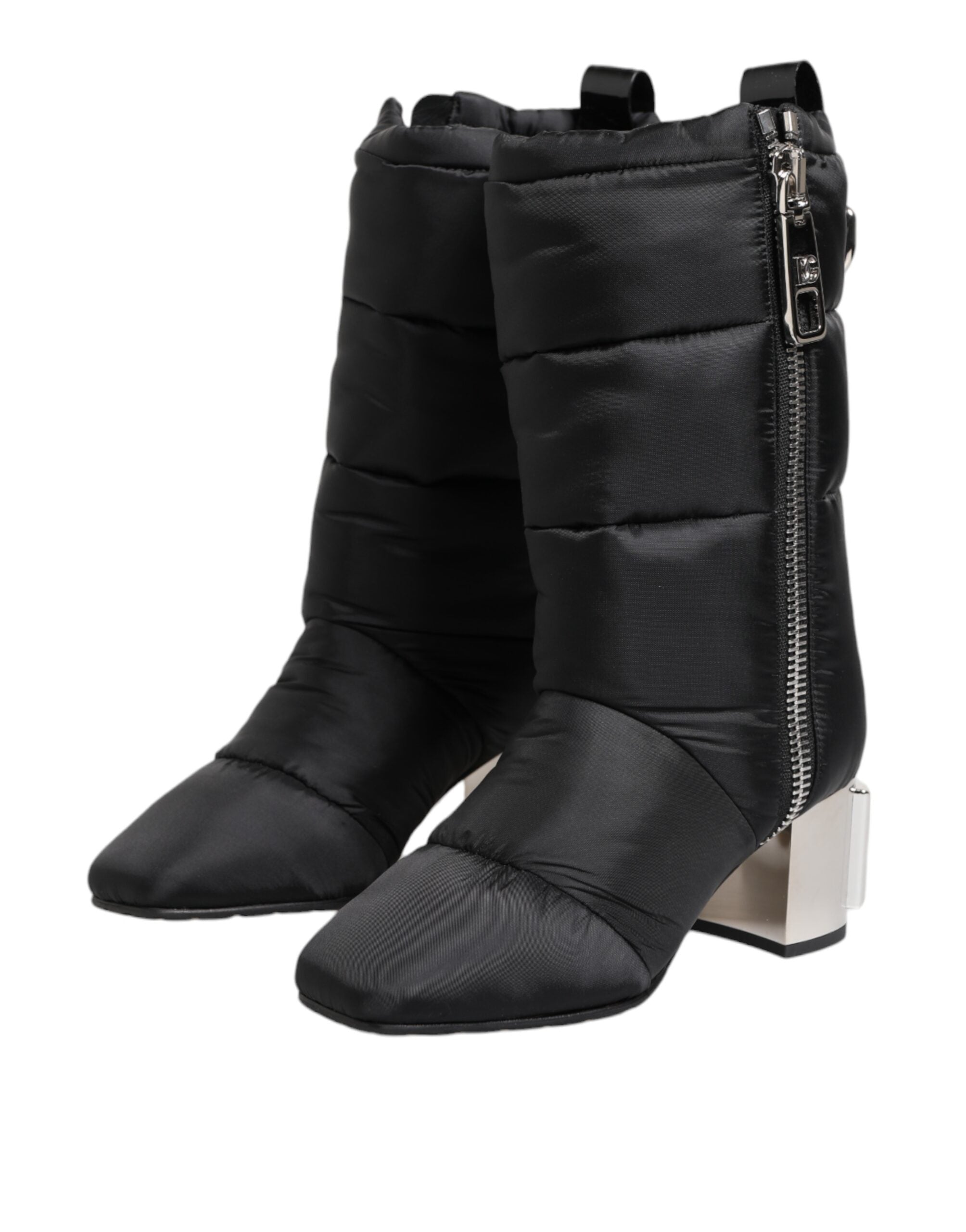 Dolce & Gabbana 70% Polyester boot in black — view 3