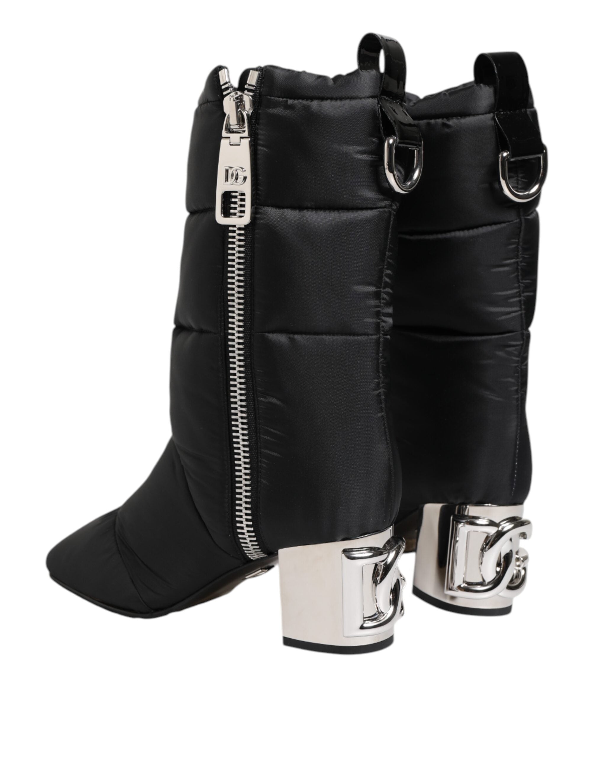 Dolce & Gabbana 70% Polyester boot in black — view 4