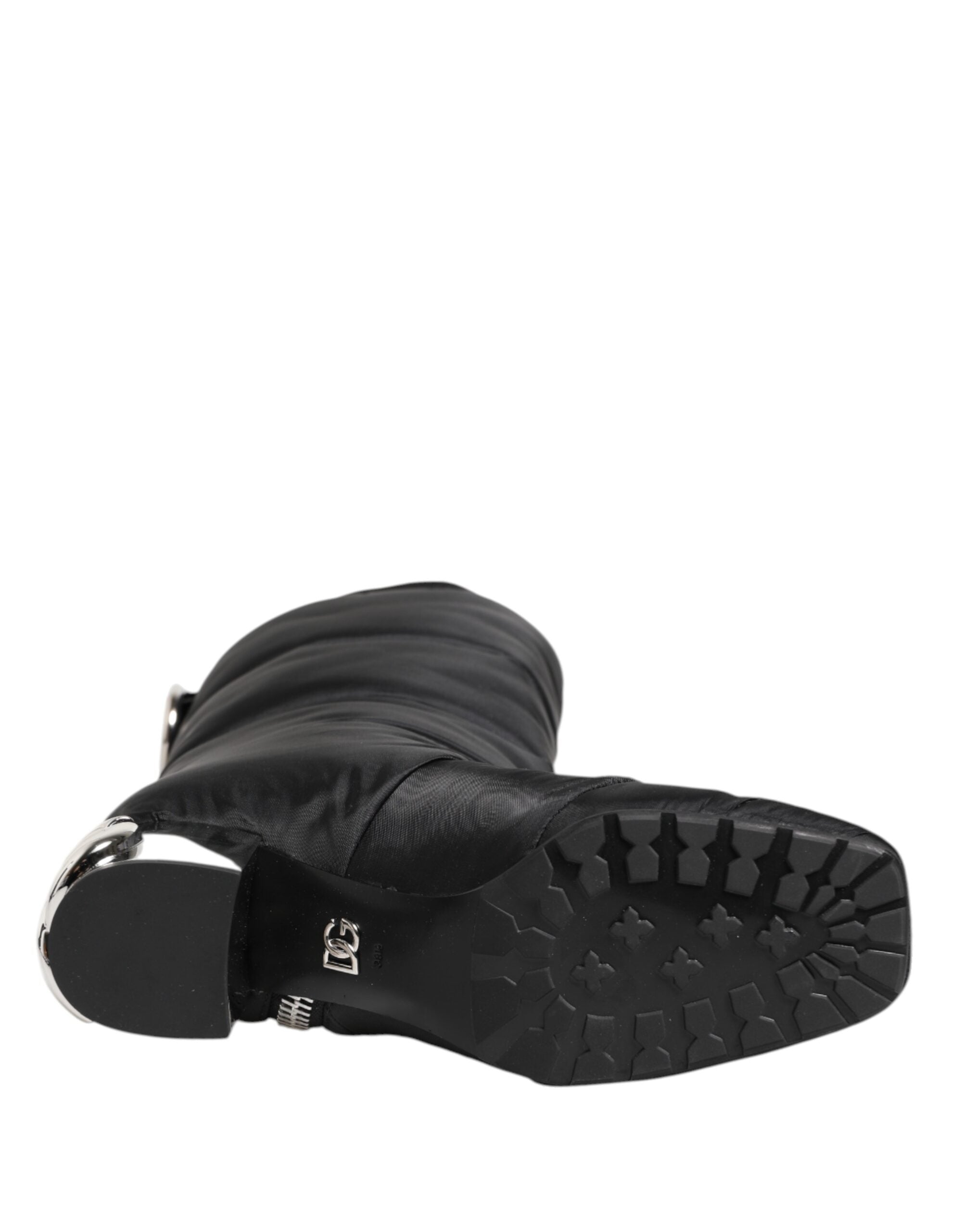 Dolce & Gabbana 70% Polyester boot in black — view 8