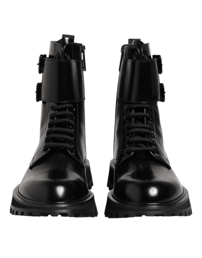Dolce & Gabbana 100% Calf Leather boots in black