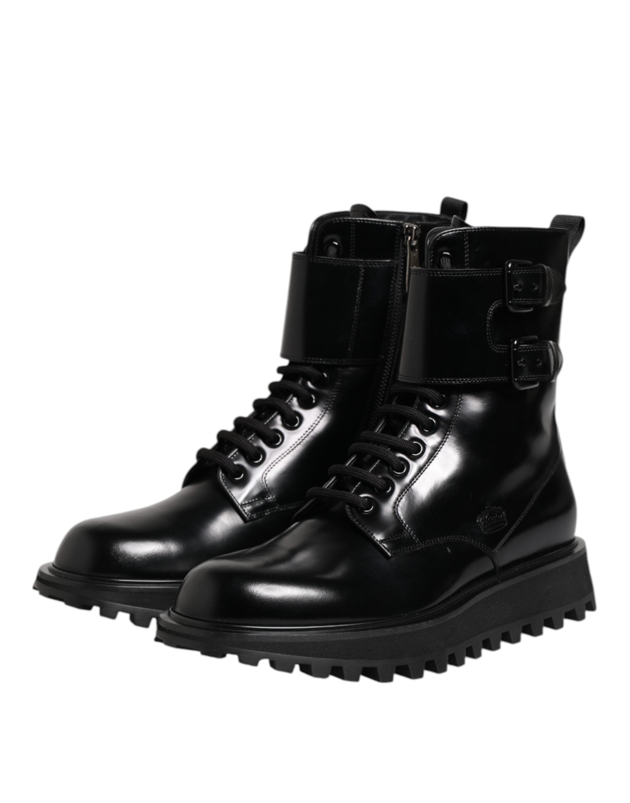 Dolce & Gabbana 100% Calf Leather boots in black — view 3