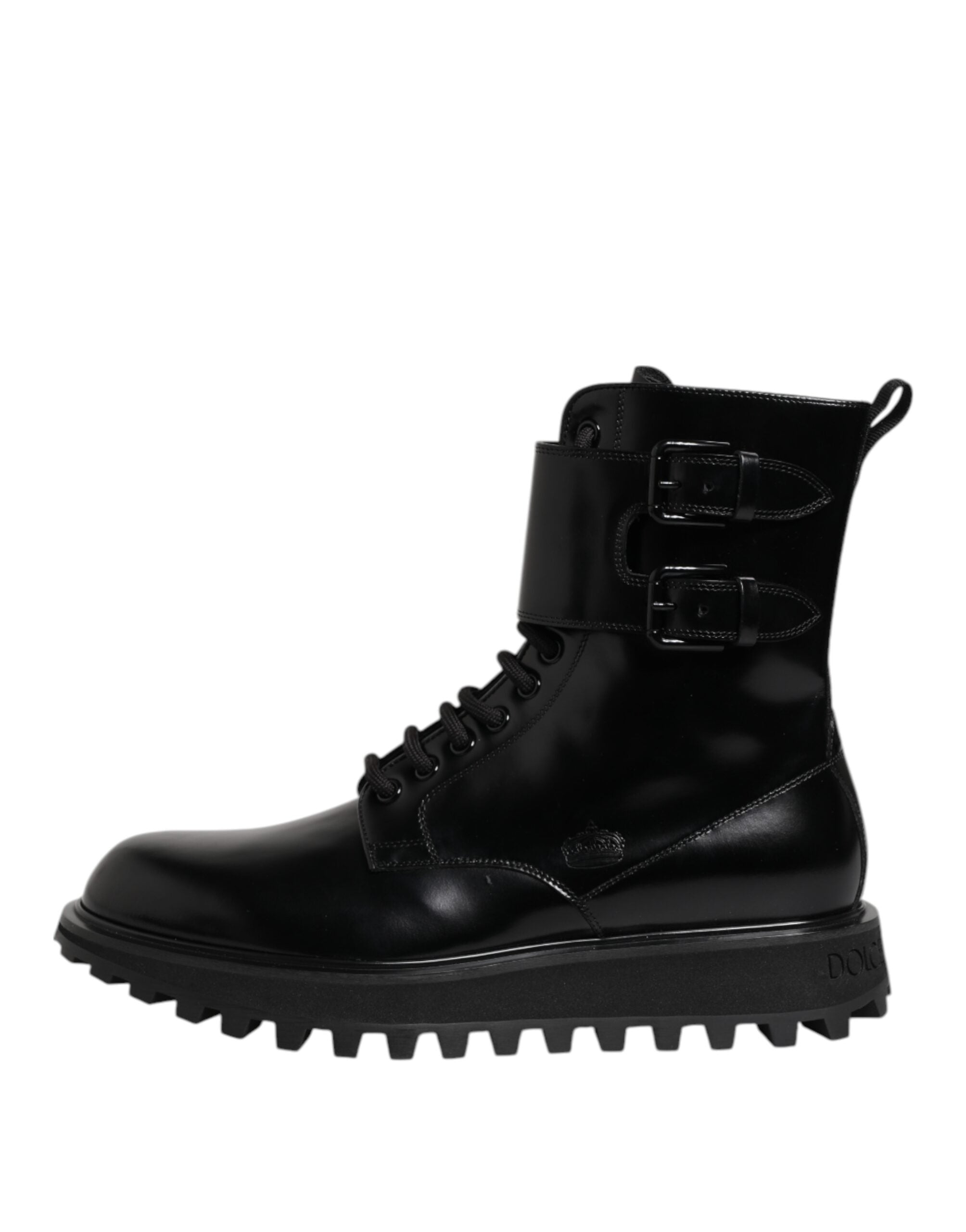 Dolce & Gabbana 100% Calf Leather boots in black — view 5