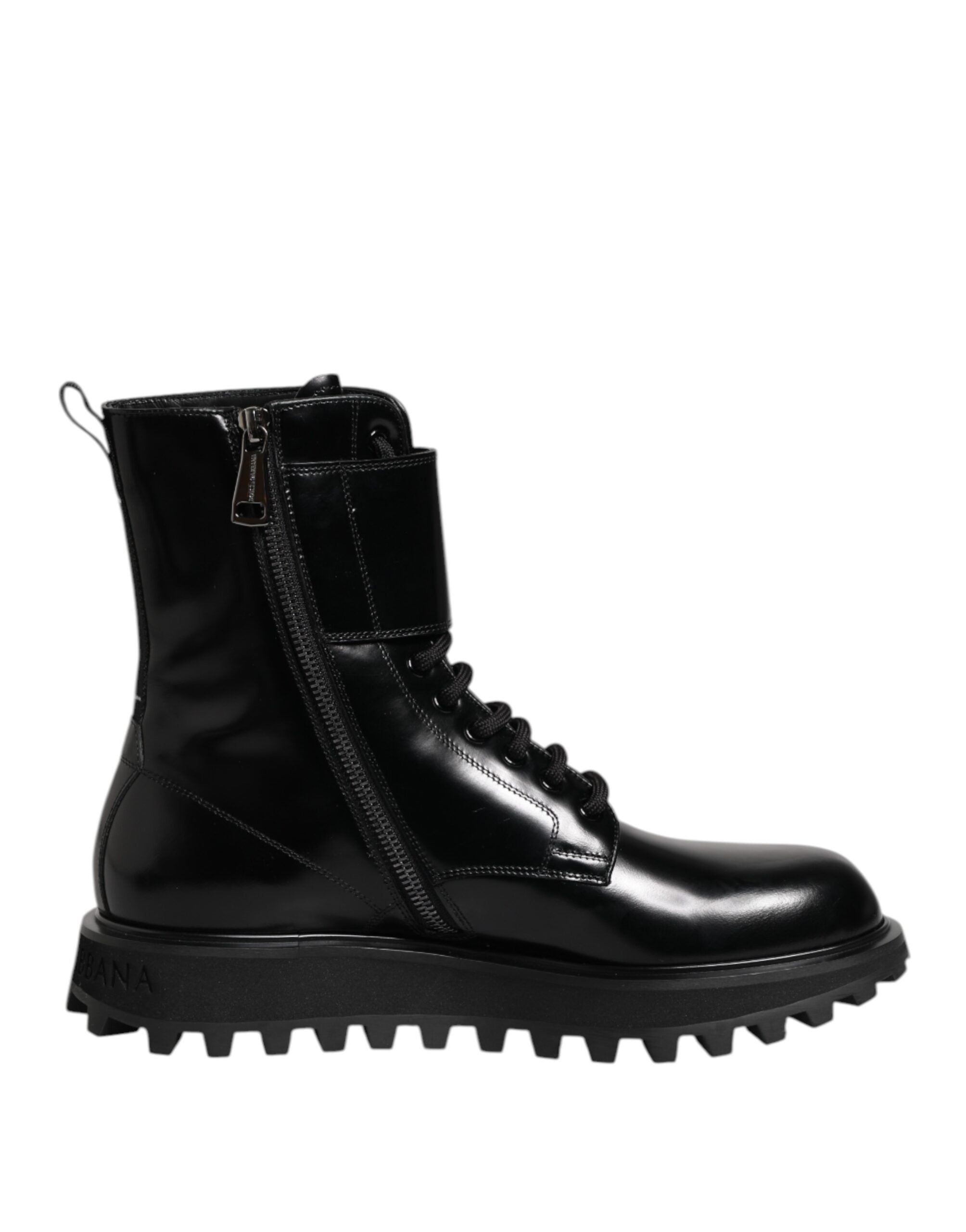 Dolce & Gabbana 100% Calf Leather boots in black — view 7