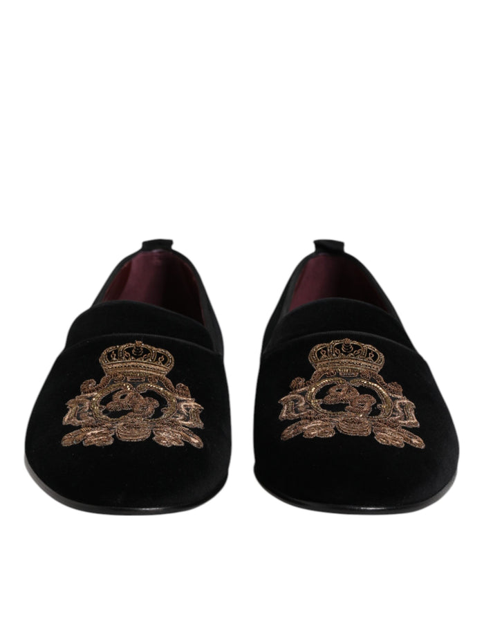 Dolce & Gabbana 60% Cotton loafer in black