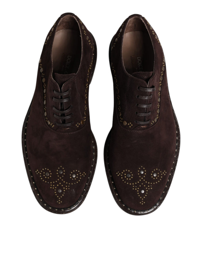 Dolce & Gabbana 100% Capra oxford in brown — view 2