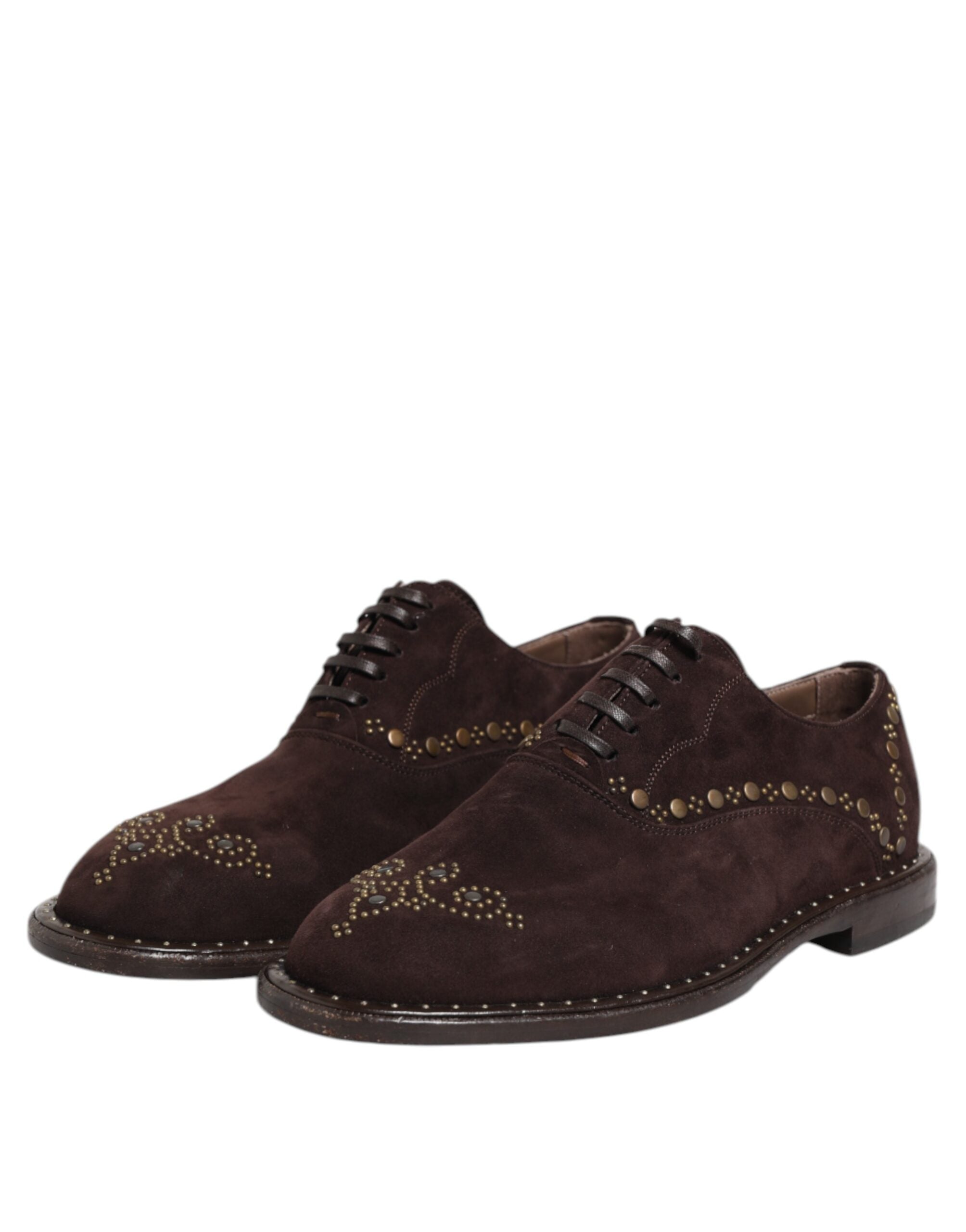 Dolce & Gabbana 100% Capra oxford in brown — view 3