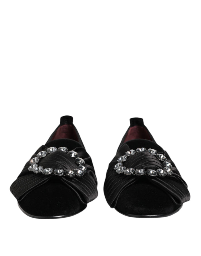 Dolce & Gabbana 90% Cotton loafer in black