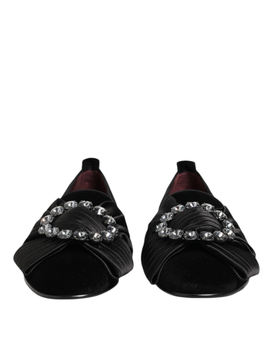 Dolce & Gabbana 90% Cotton loafer in black