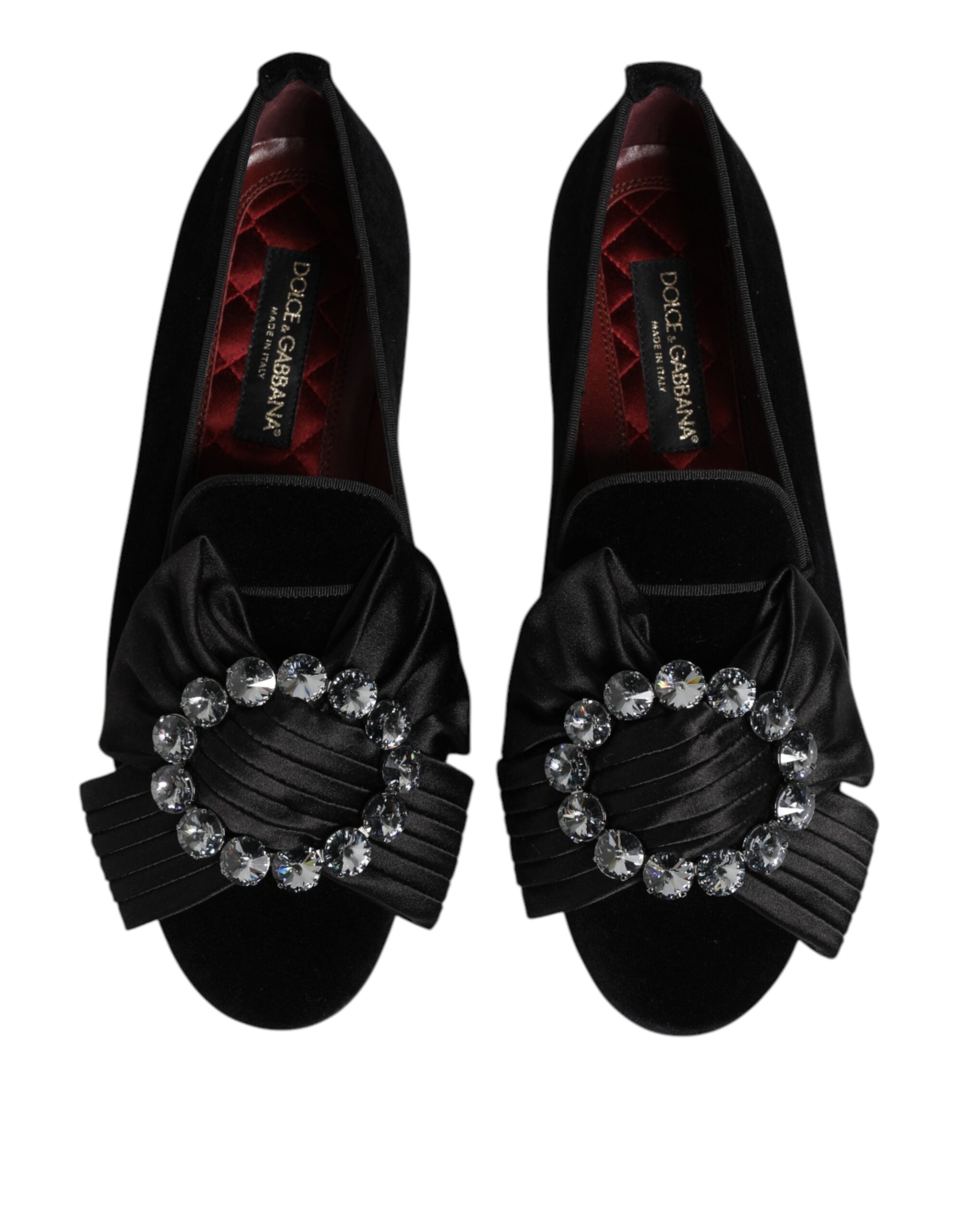 Dolce & Gabbana 90% Cotton loafer in black — view 2