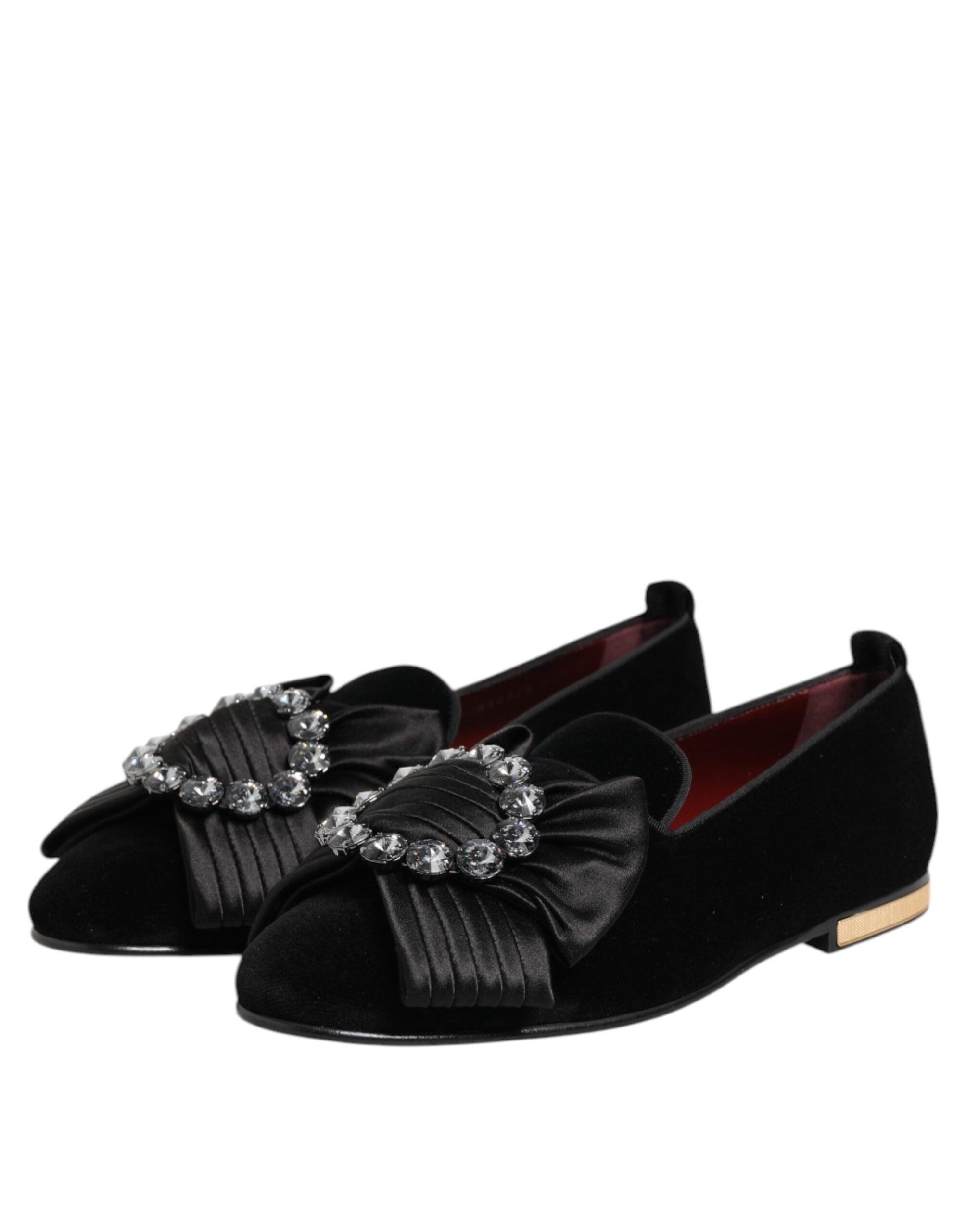 Dolce & Gabbana 90% Cotton loafer in black — view 3