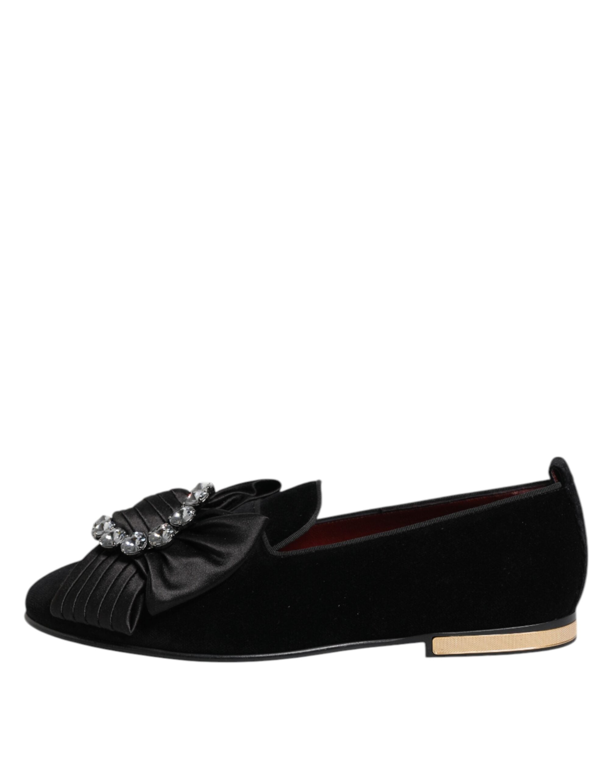 Dolce & Gabbana 90% Cotton loafer in black — view 5