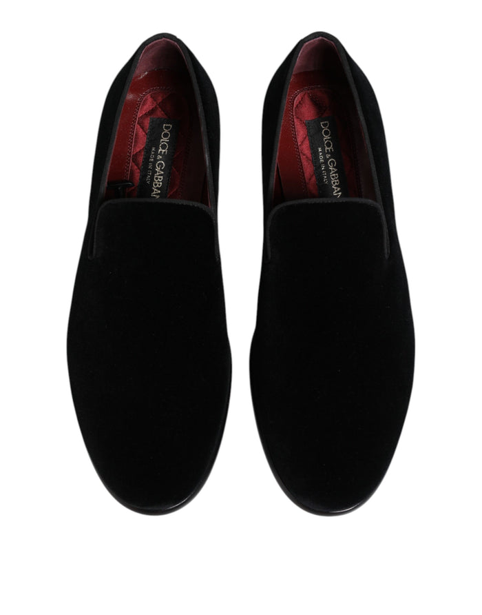 Dolce & Gabbana 100% Cotton loafers in black — view 2