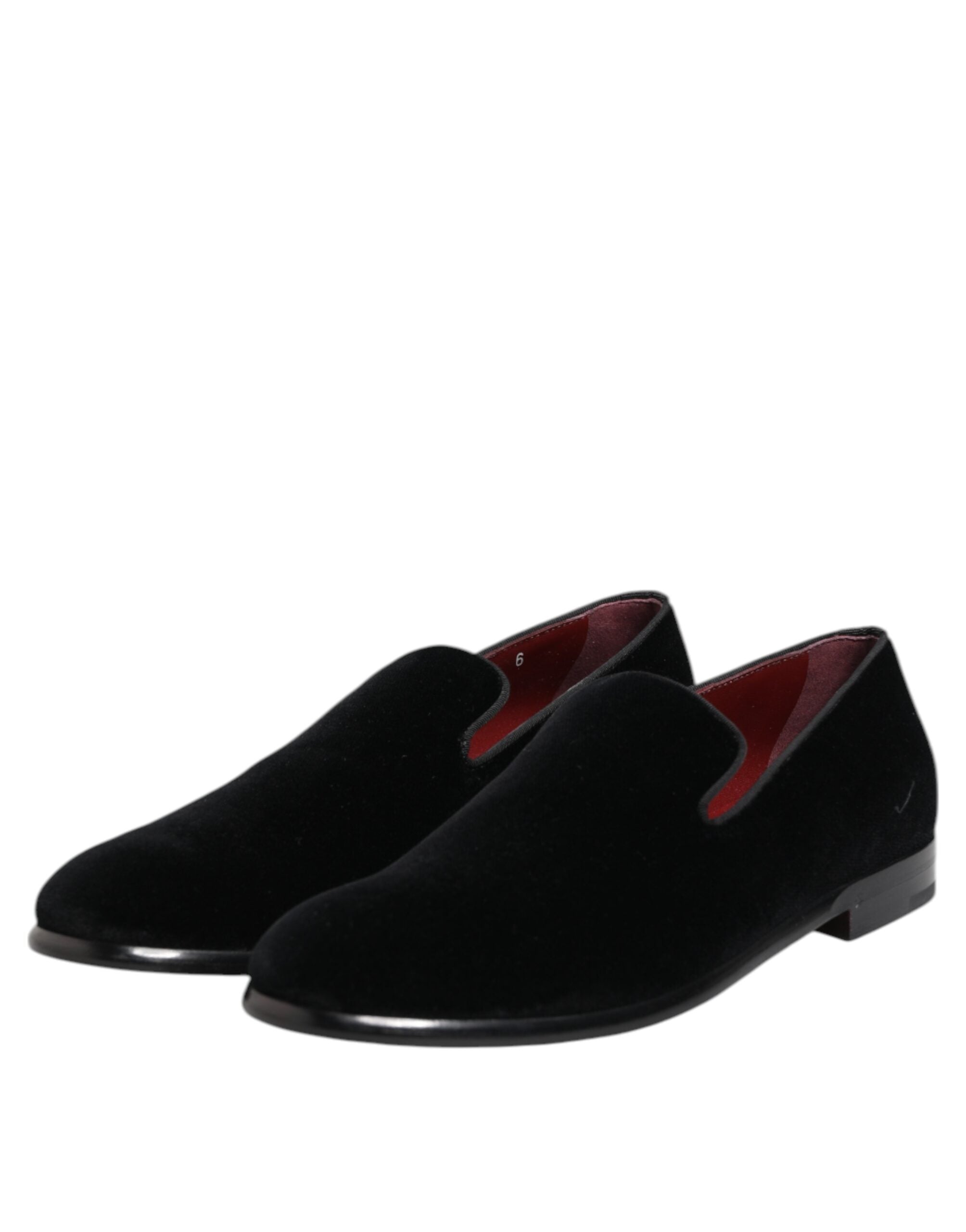 Dolce & Gabbana 100% Cotton loafers in black — view 3