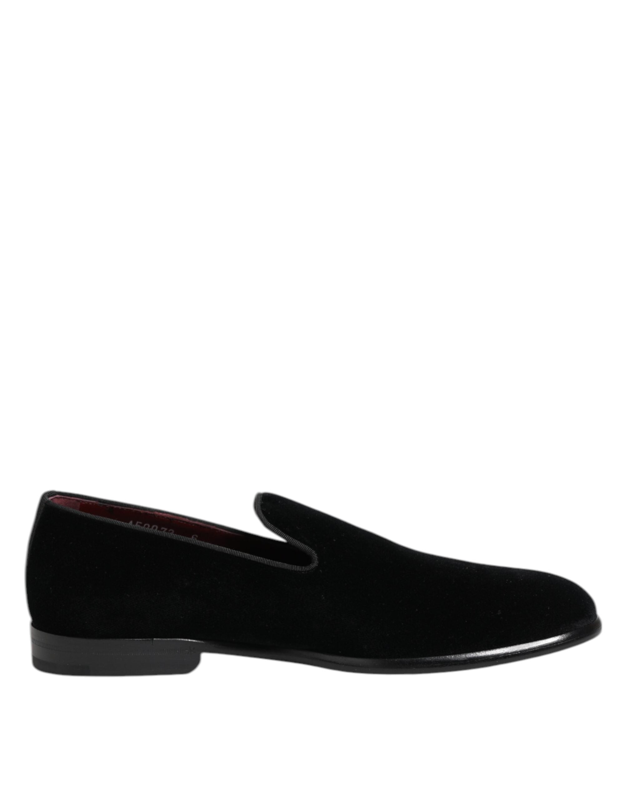 Dolce & Gabbana 100% Cotton loafers in black — view 7