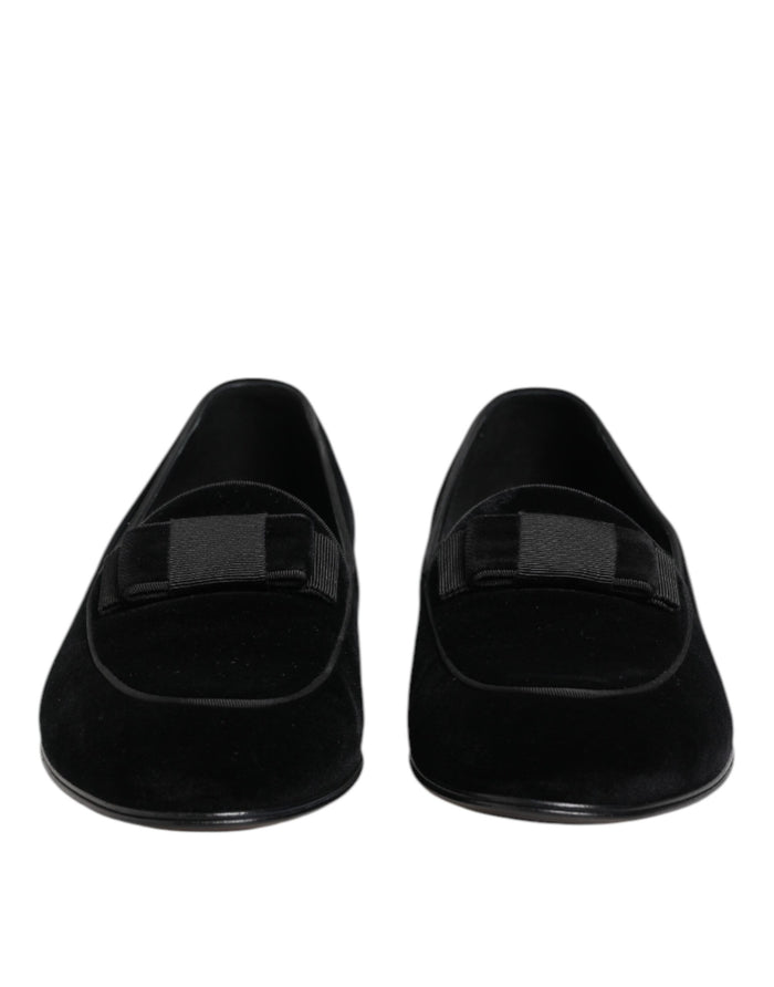 Dolce & Gabbana 64% Cotton loafer in black