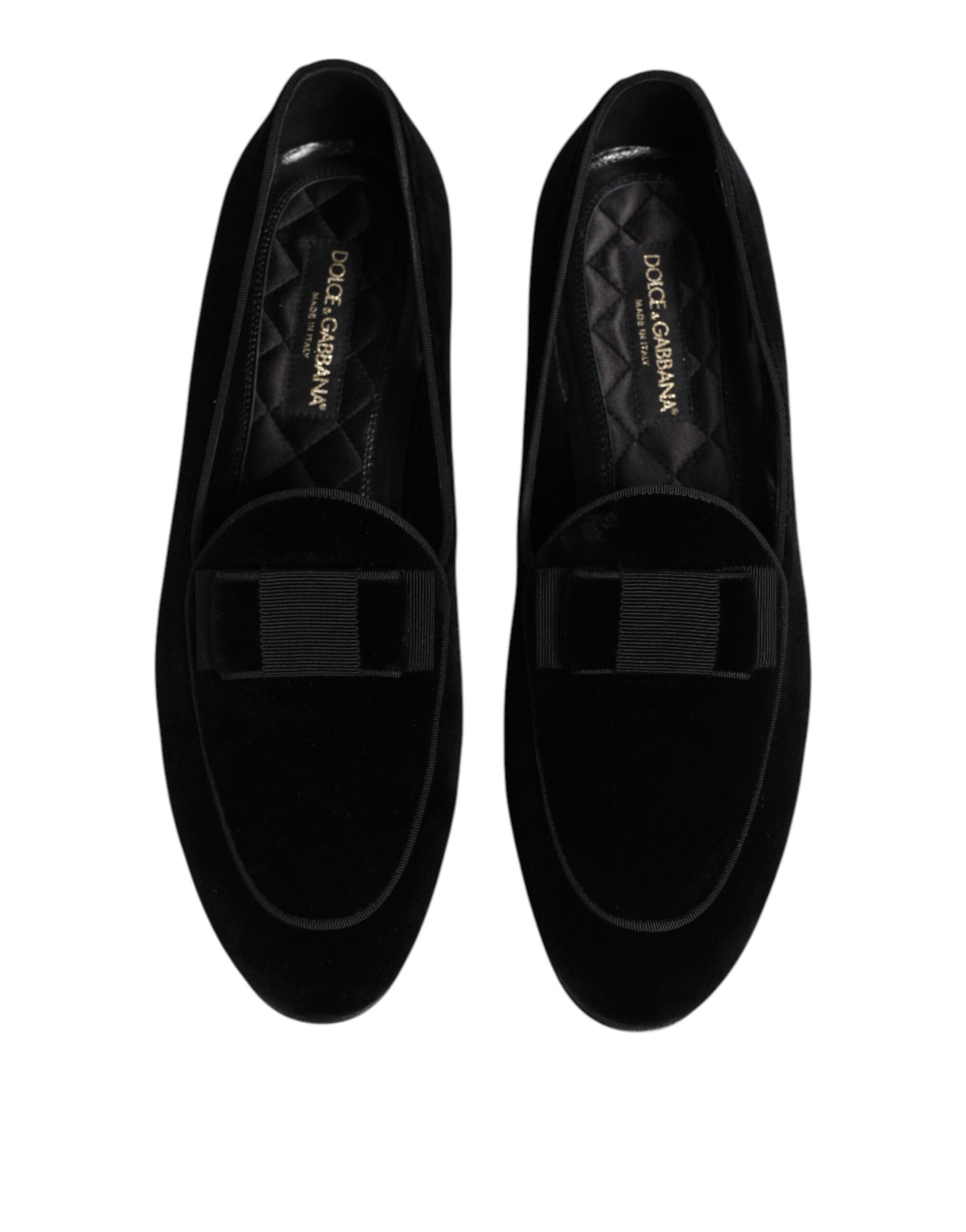 Dolce & Gabbana 64% Cotton loafer in black — view 2