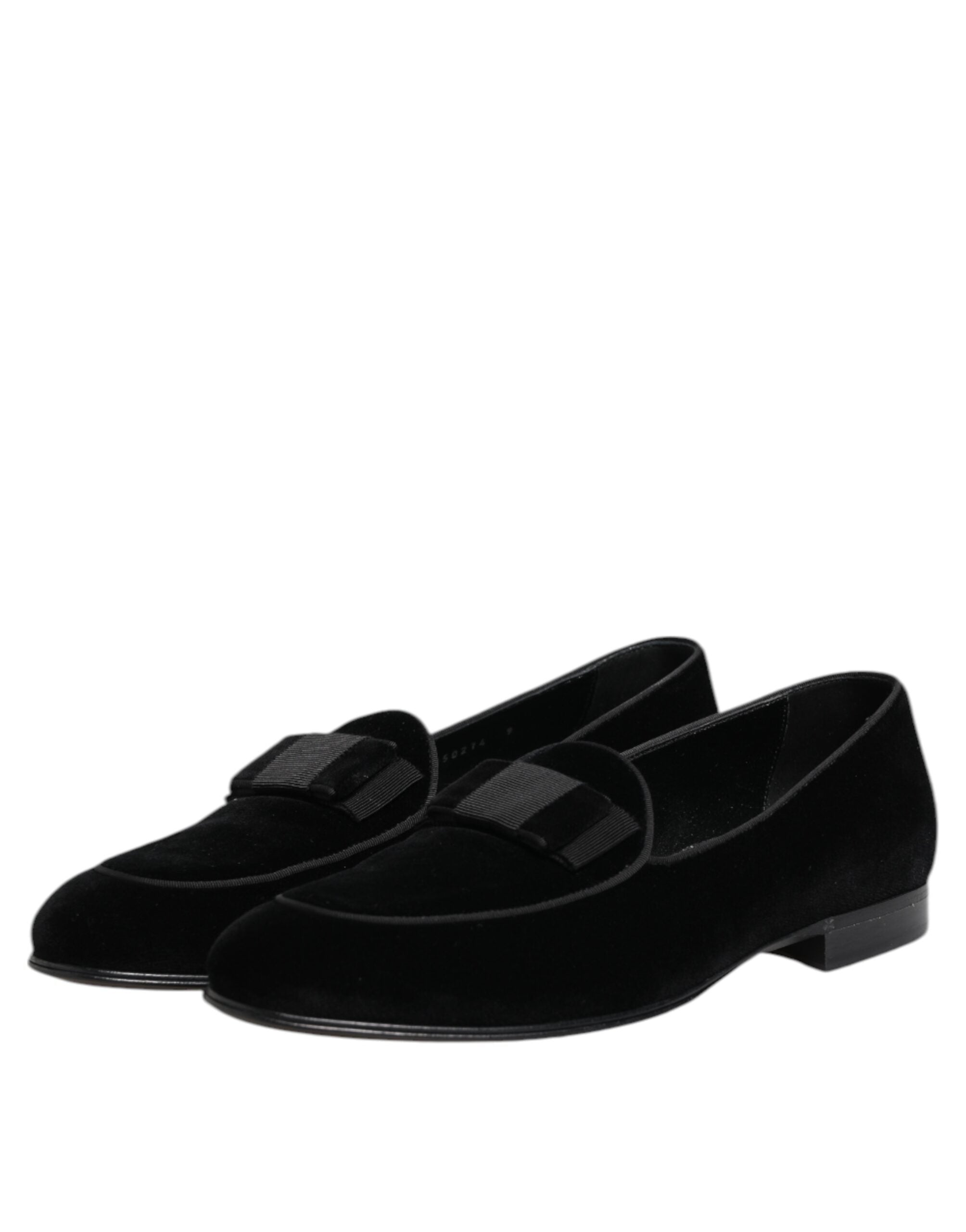 Dolce & Gabbana 64% Cotton loafer in black — view 3