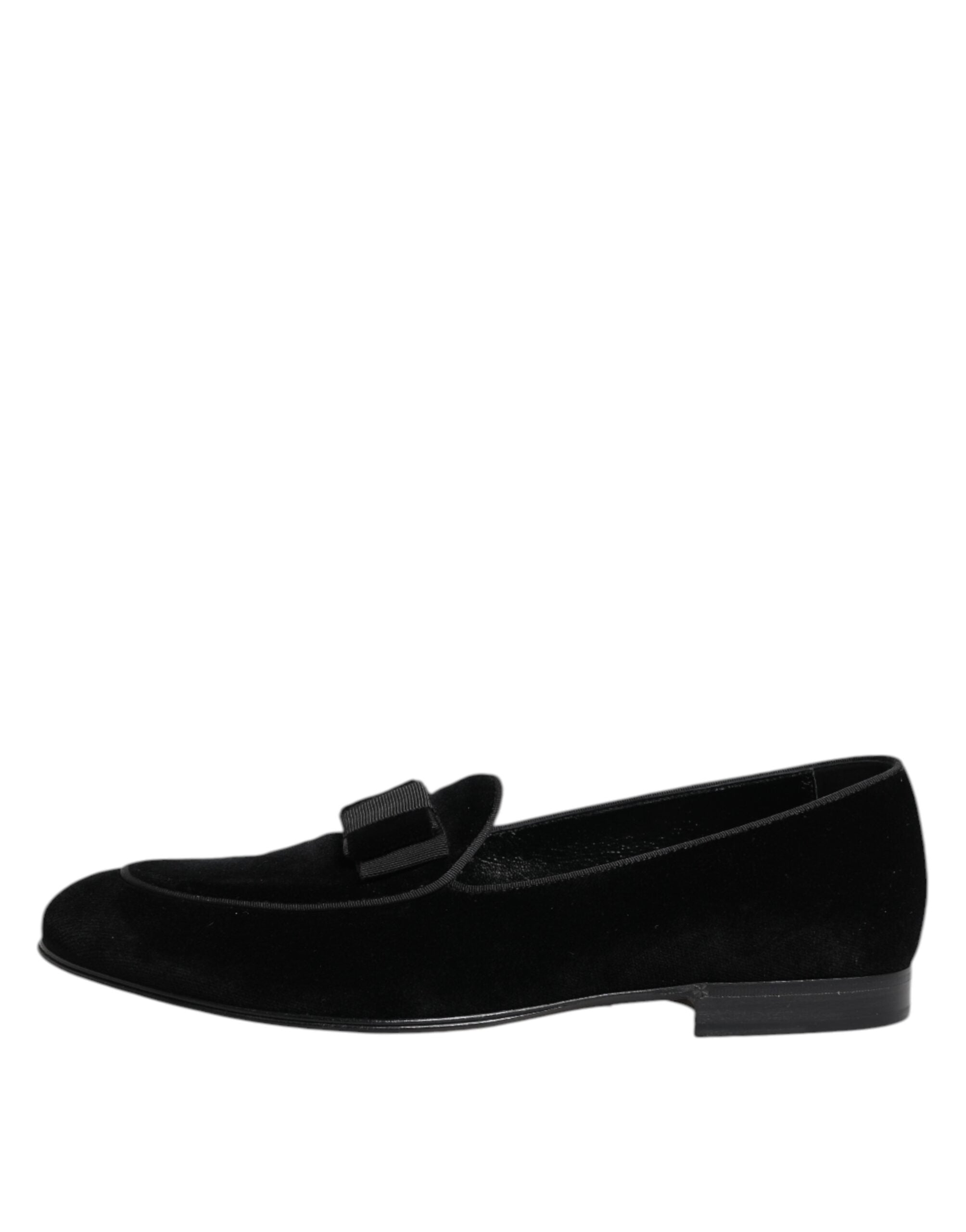 Dolce & Gabbana 64% Cotton loafer in black — view 5