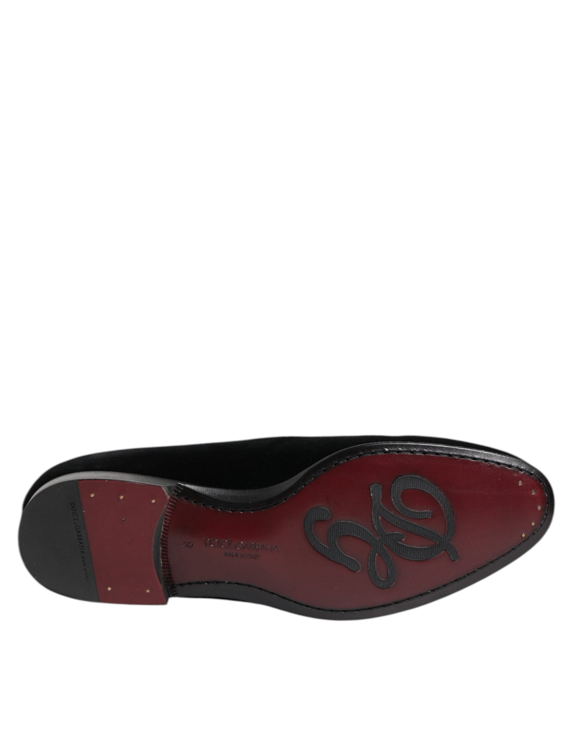 Dolce & Gabbana 64% Cotton loafer in black — view 8