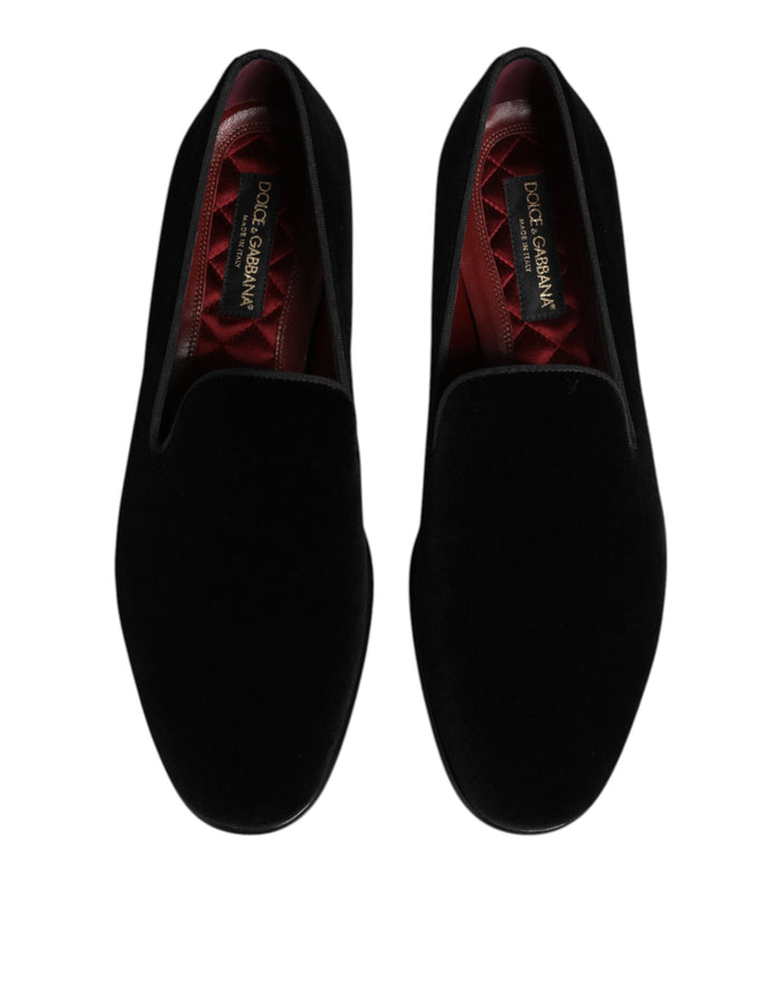 Dolce & Gabbana 53% Viscose loafer in black — view 2