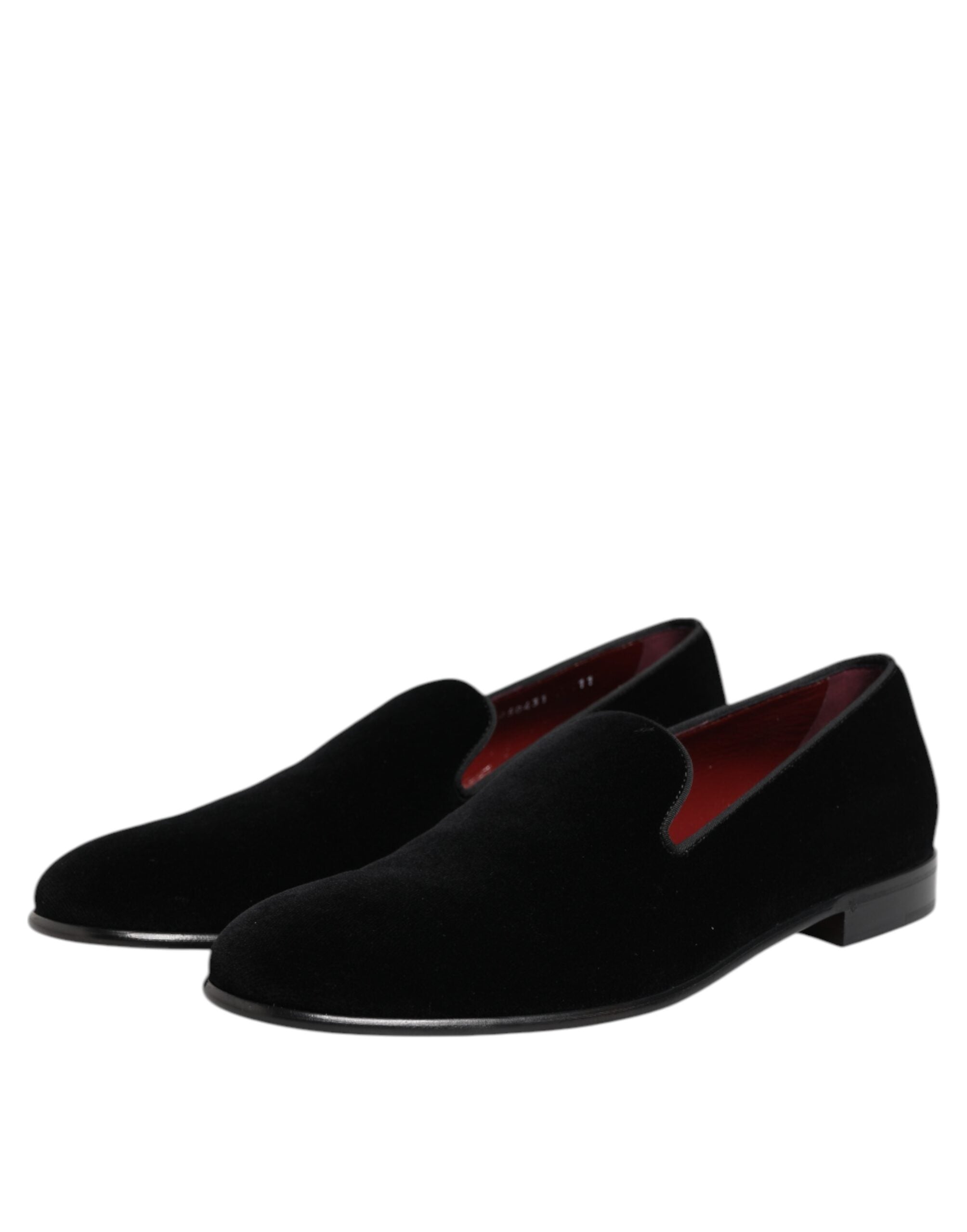 Dolce & Gabbana 53% Viscose loafer in black — view 3
