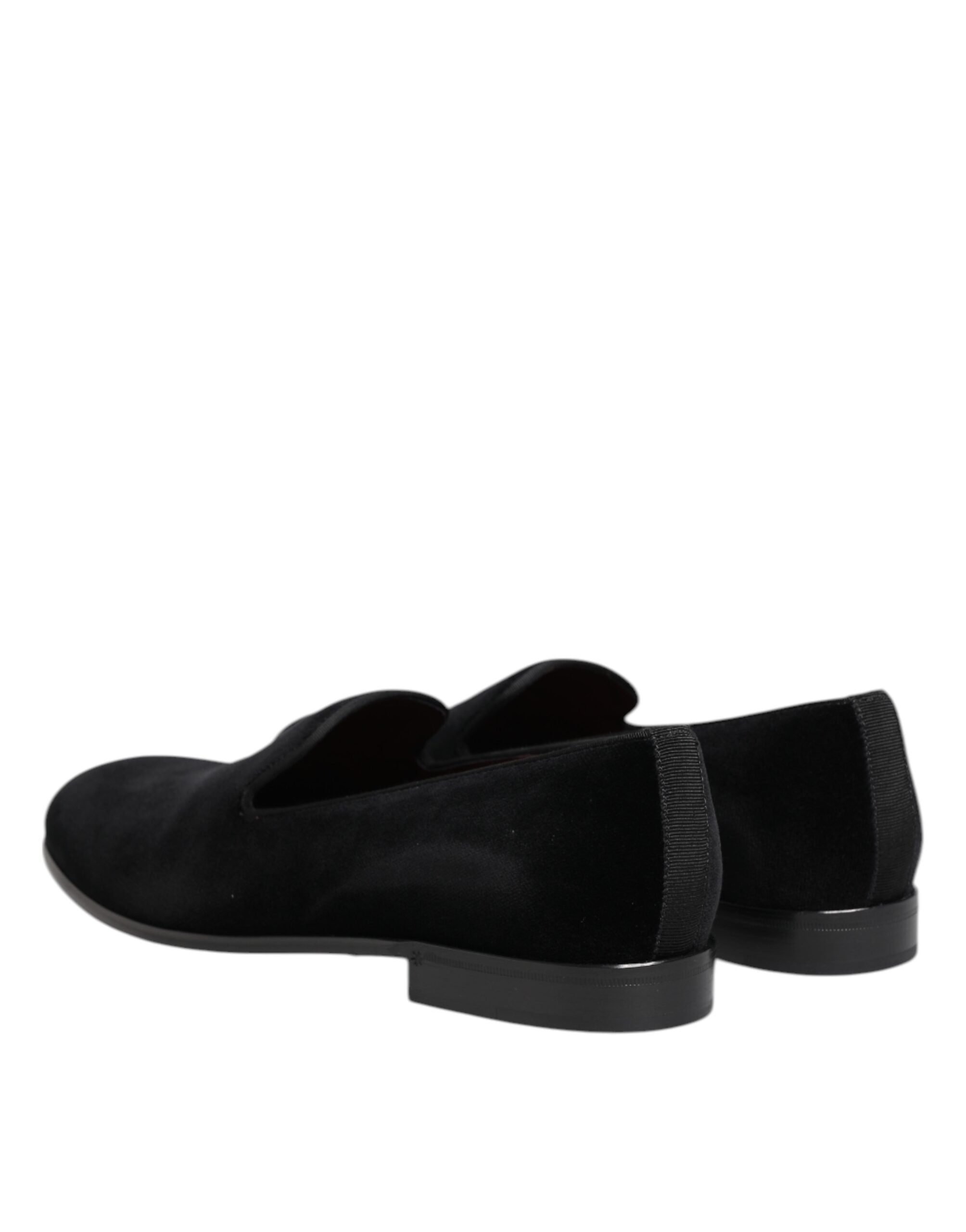 Dolce & Gabbana 53% Viscose loafer in black — view 4