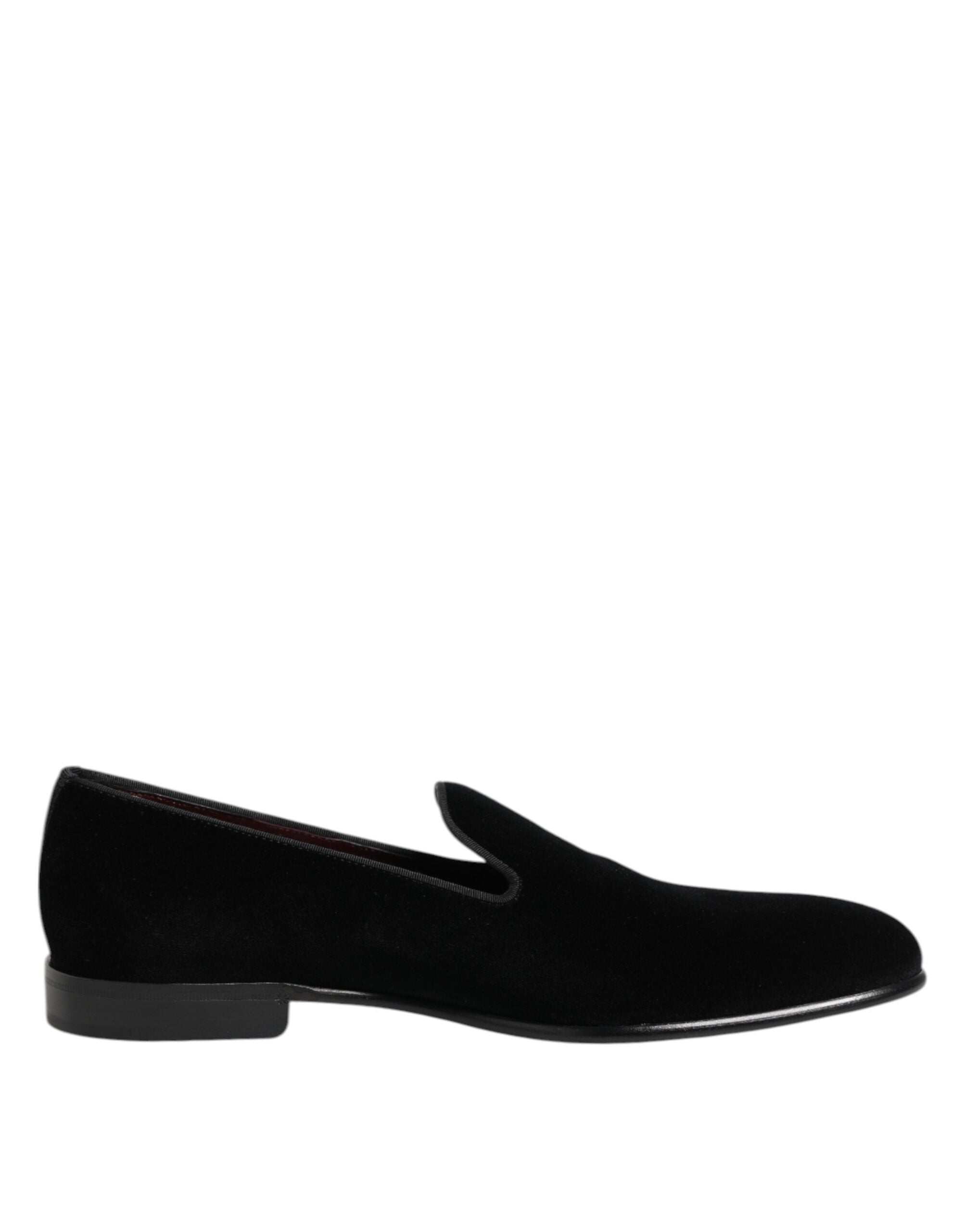 Dolce & Gabbana 53% Viscose loafer in black — view 7