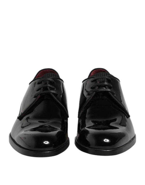 Dolce & Gabbana 100% Calfskin Leather derby shoe in black